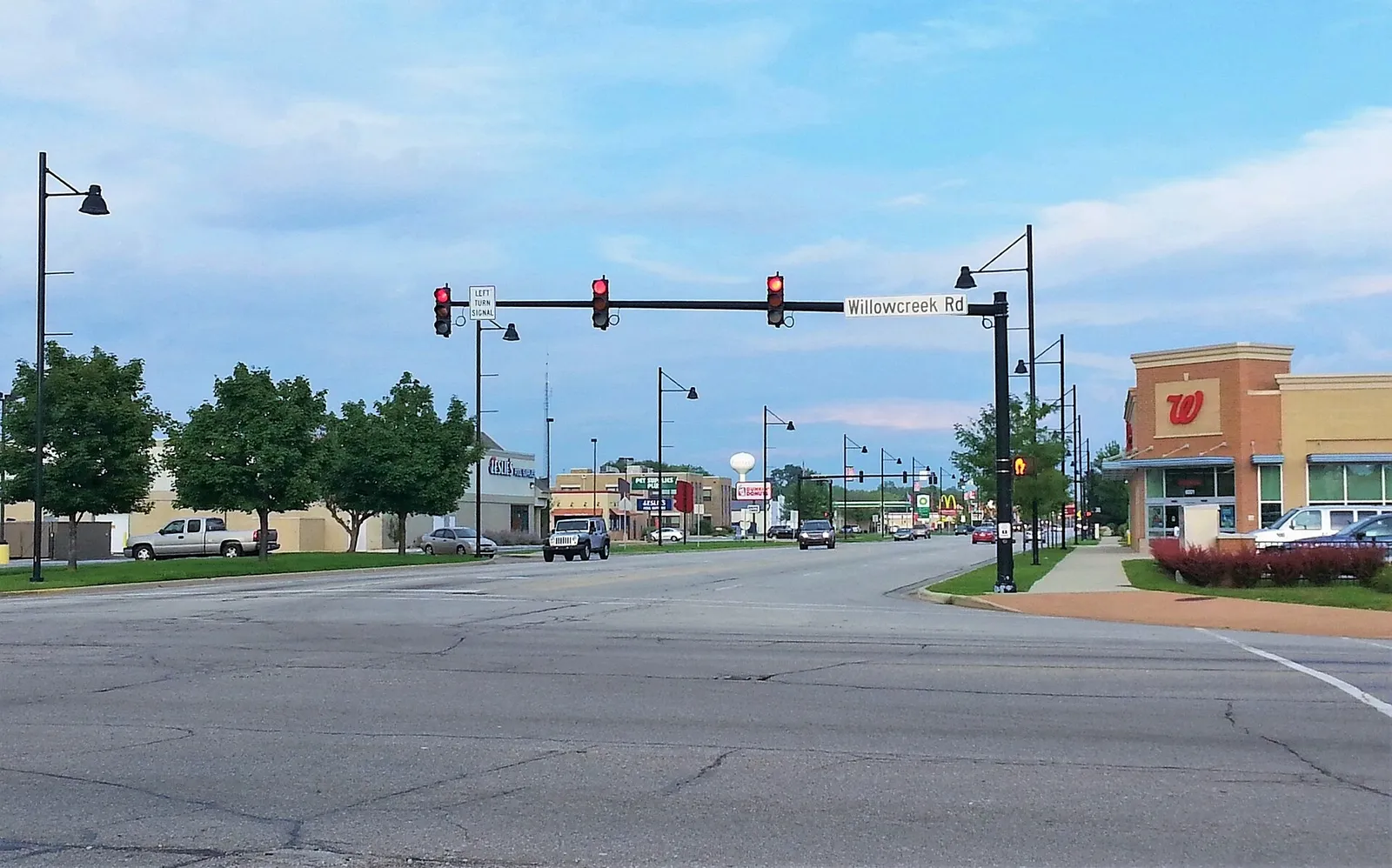 Central Avenue in Downtown Portage, Indiana