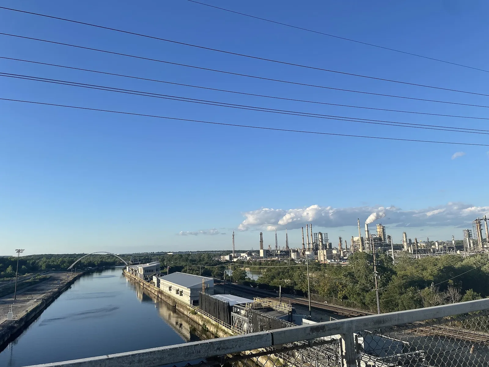 Chicago Sanitary and Ship Canal, Romeoville, IL, ComEd substation