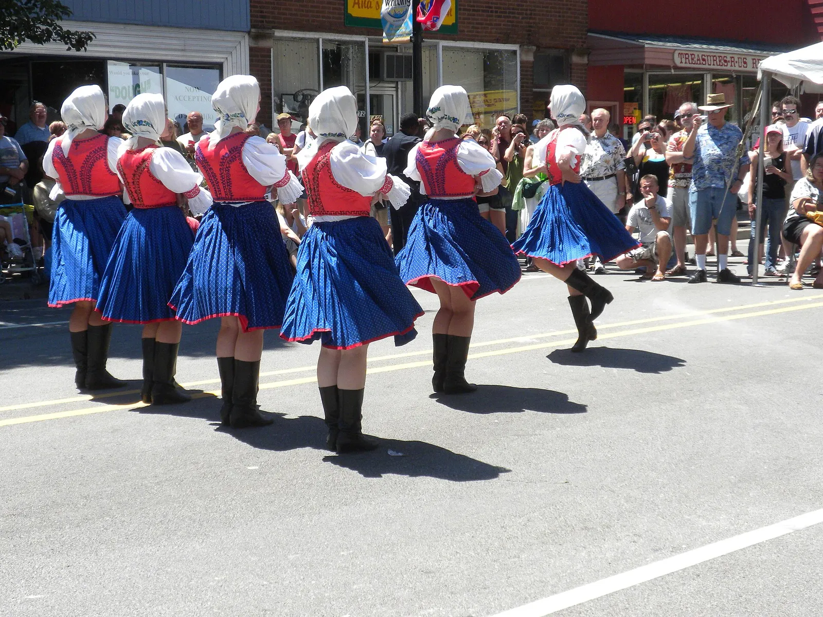 Polish Dancers at Pierogi Fest in Whiting Indiana, July 2010