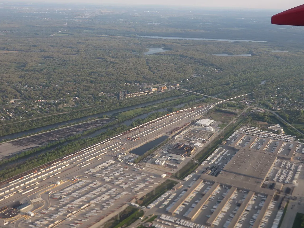 Chicago Sanitary and Ship Canal at Willow Springs