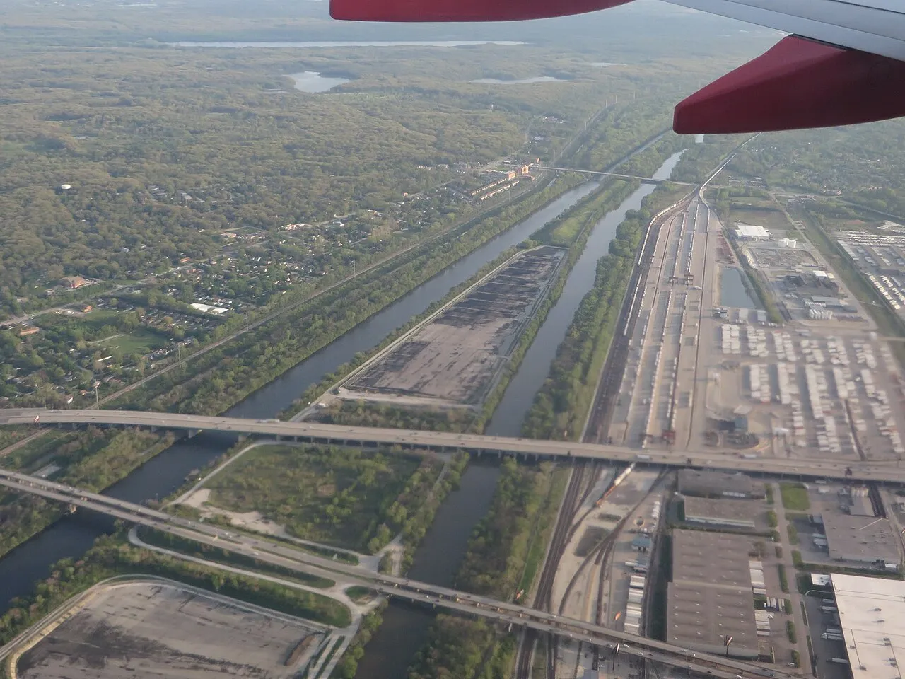 Chicago Sanitary and Ship Canal at Willow Springs