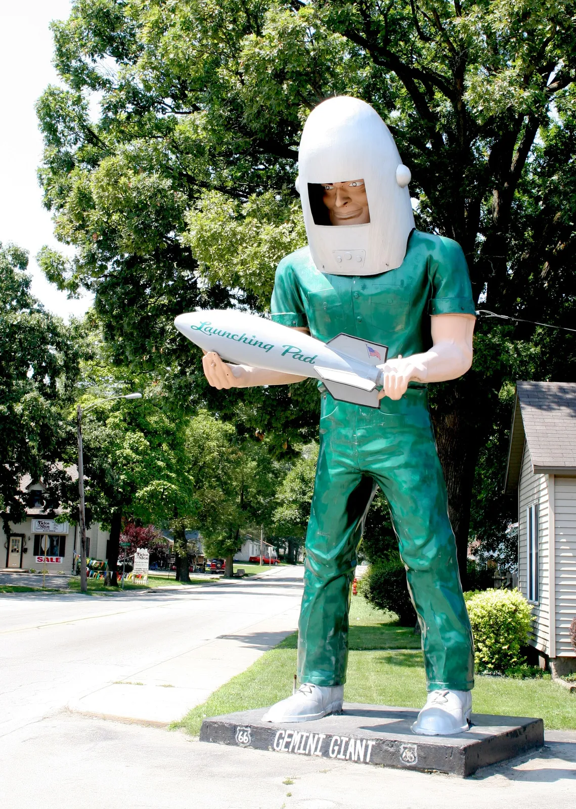 The Gemini Giant in Wilmington, Illinois.