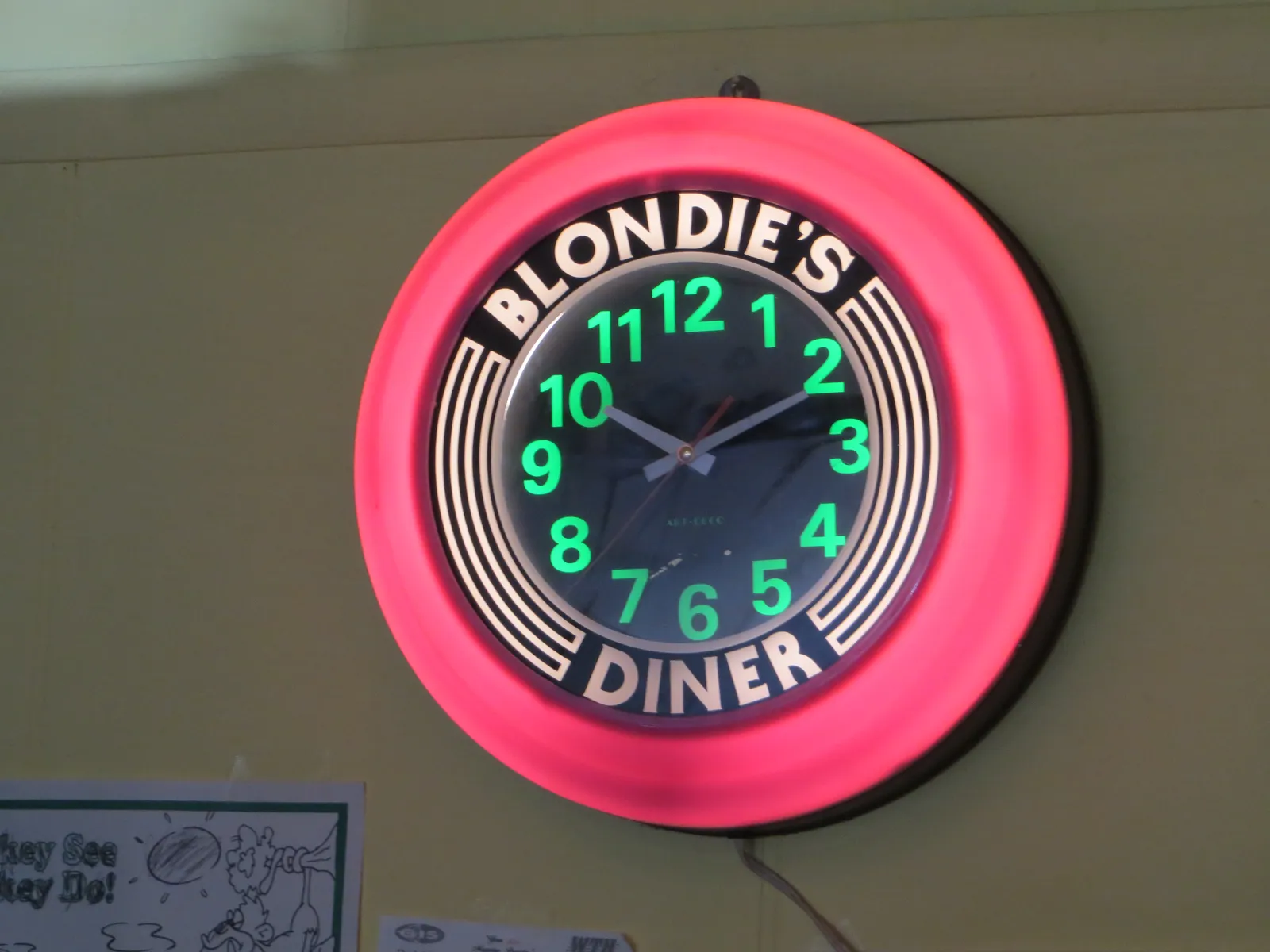 Clock in Aurora, Indiana