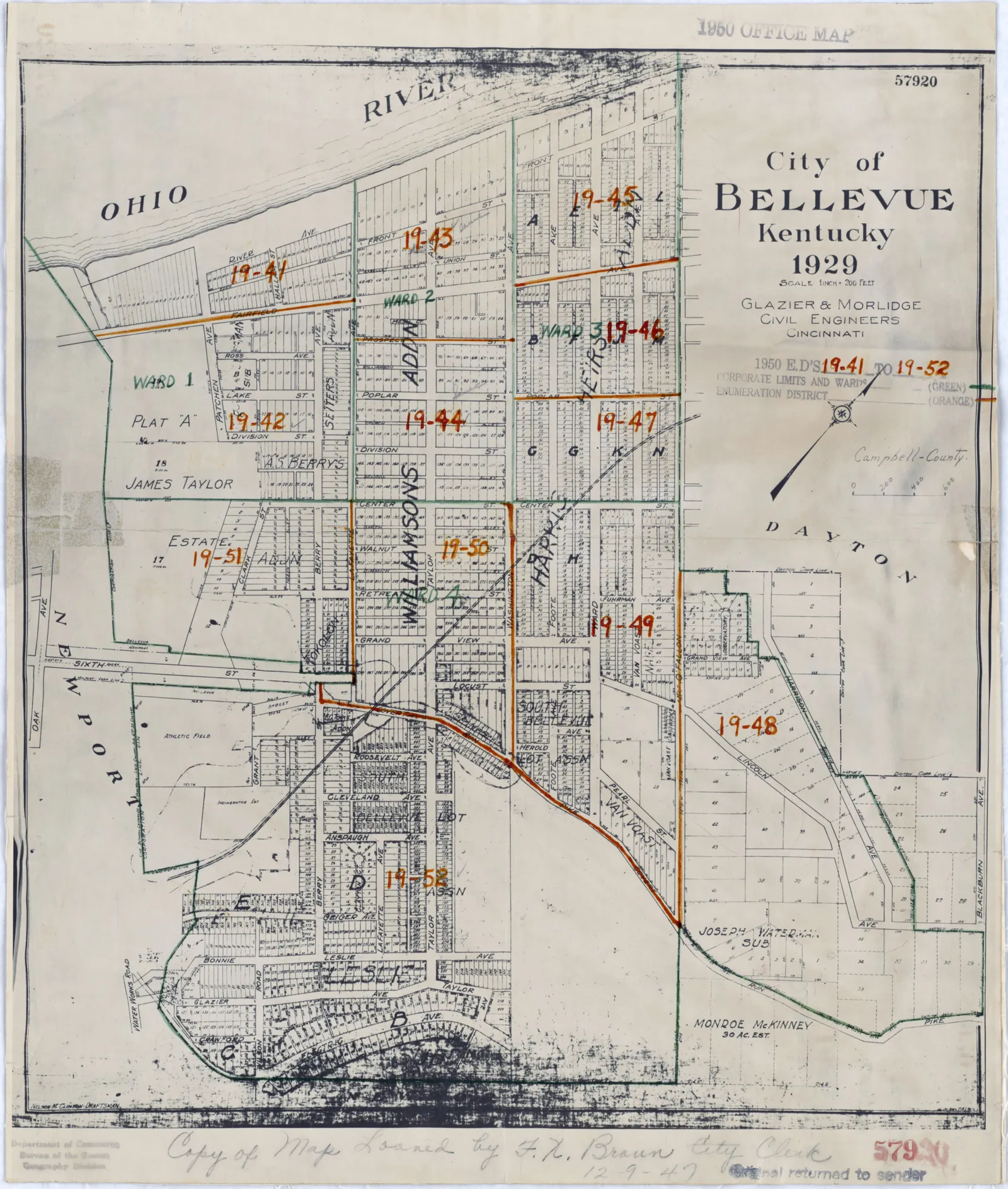 File:1950 Census Enumeration District Maps - Kentucky (KY) - Campbell County - Bellevue - ED 19-41 to 52 - NARA - 12058321.jpg