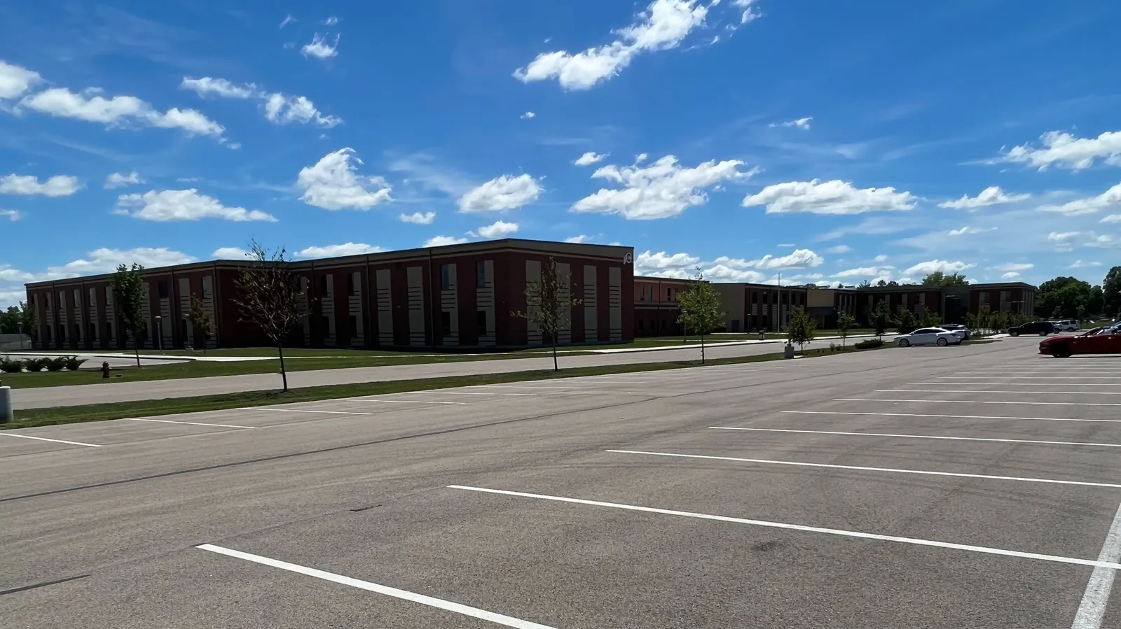 Building housing Carlisle Local Schools, including Carlisle High School, taken 12 August 2022