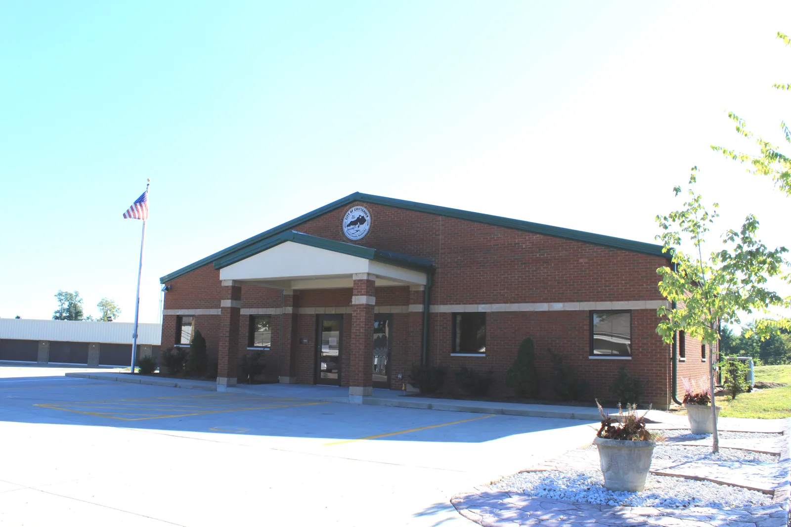 Crittenden, Kentucky City Hall, 104 North Main Street (US-25), Crittenden, Kentucky.
