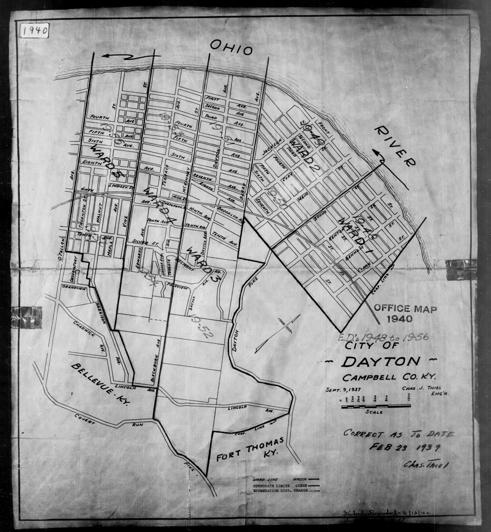 File:1940 Census Enumeration District Maps - Kentucky - Campbell County - Dayton - ED 19-48 - ED 19-56 - NARA - 5831841.jpg