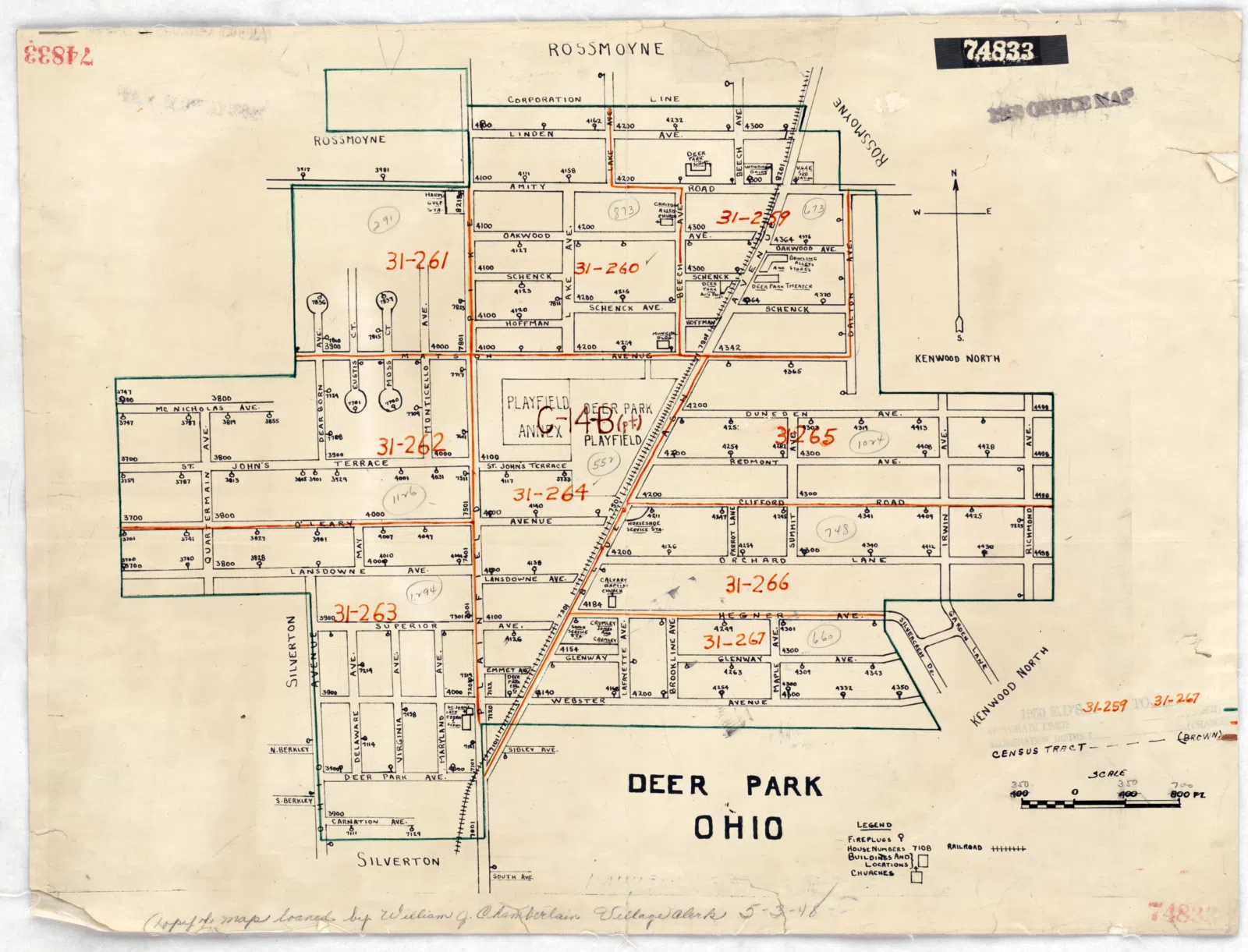 1950 Census Enumeration District Maps - Ohio (OH) - Hamilton County - Deer Park - ED 31-259 to 267 - NARA - 26128407.jpg
