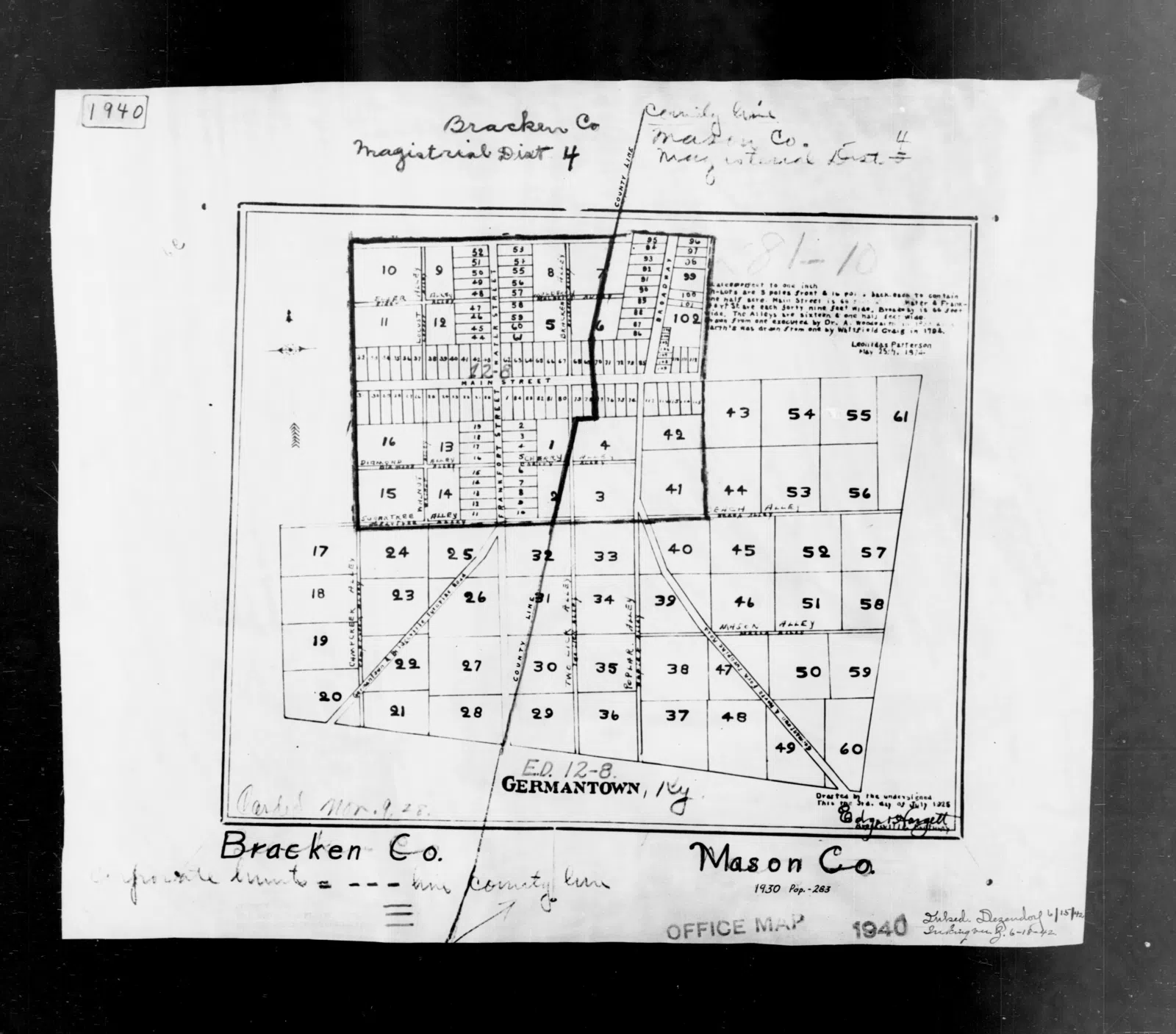 File:1940 Census Enumeration District Maps - Kentucky - Bracken County - Germantown - ED 12-8 - NARA - 5831822.jpg