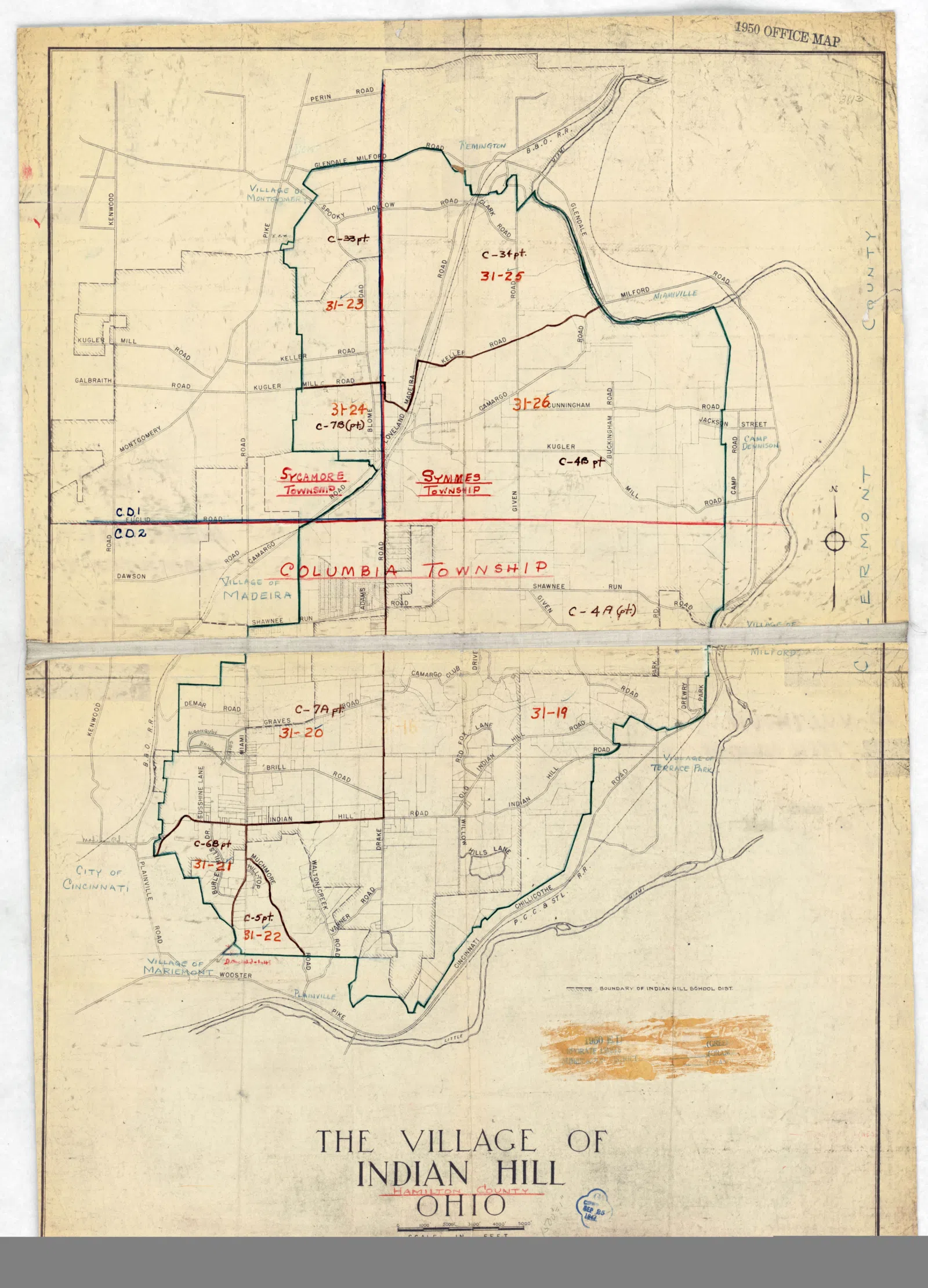 File:1950 Census Enumeration District Maps - Ohio (OH) - Hamilton County - Indian Hill - ED 31-19 to 26 - NARA - 26128426.jpg