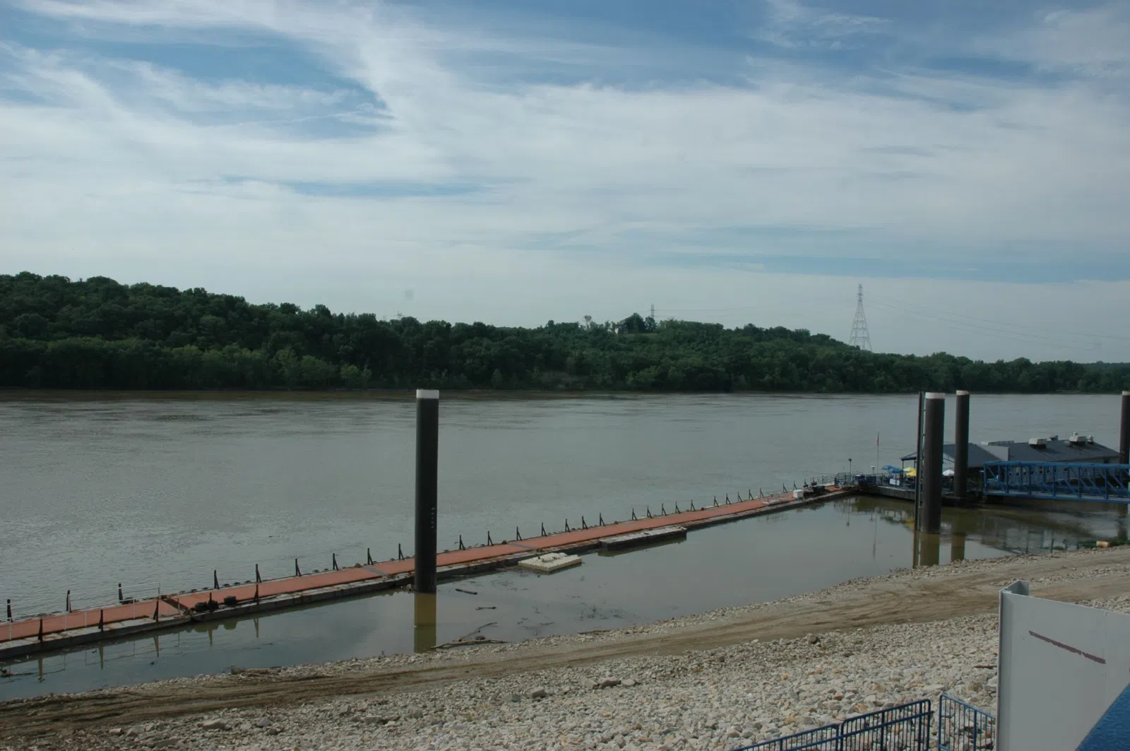 Ohio River in Lawrenceburg, Indiana