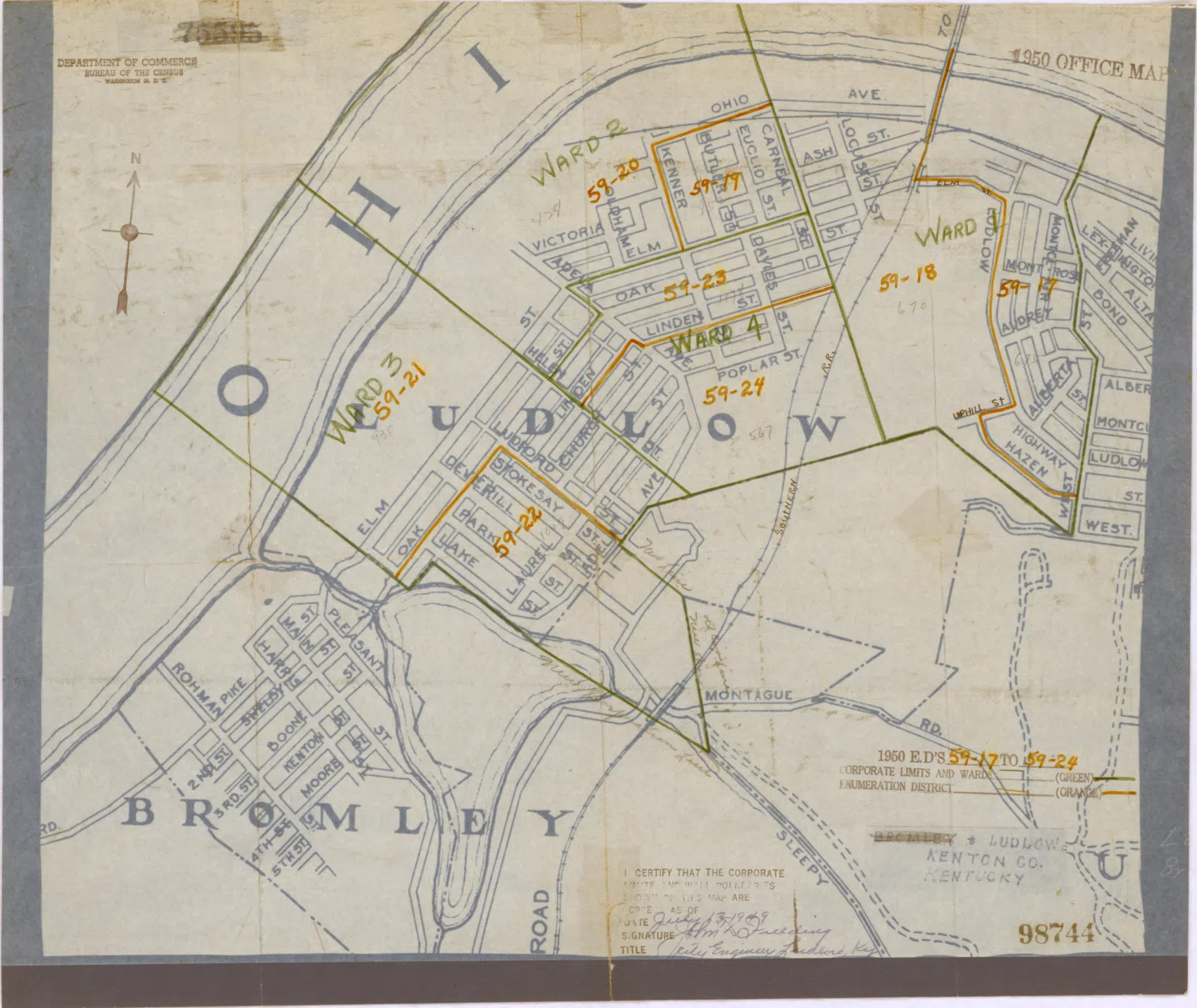 File:1950 Census Enumeration District Maps - Kentucky (KY) - Kenton County - Ludlow - ED 59-17 to 24 - NARA - 12171294.jpg