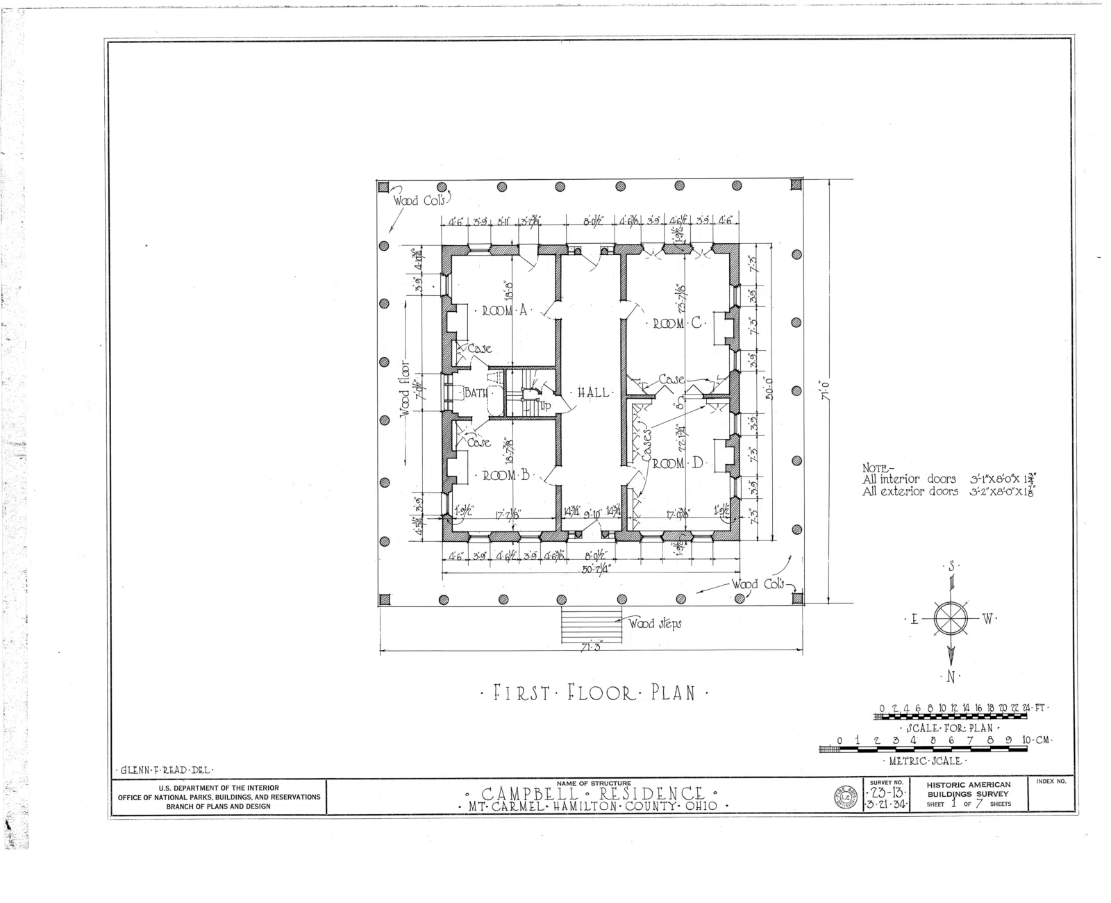 File:John Campbell Residence, Mount Carmel Road, Mount Carmel, Clermont County, OH HABS OHIO,31- ,1- (sheet 1 of 7).png