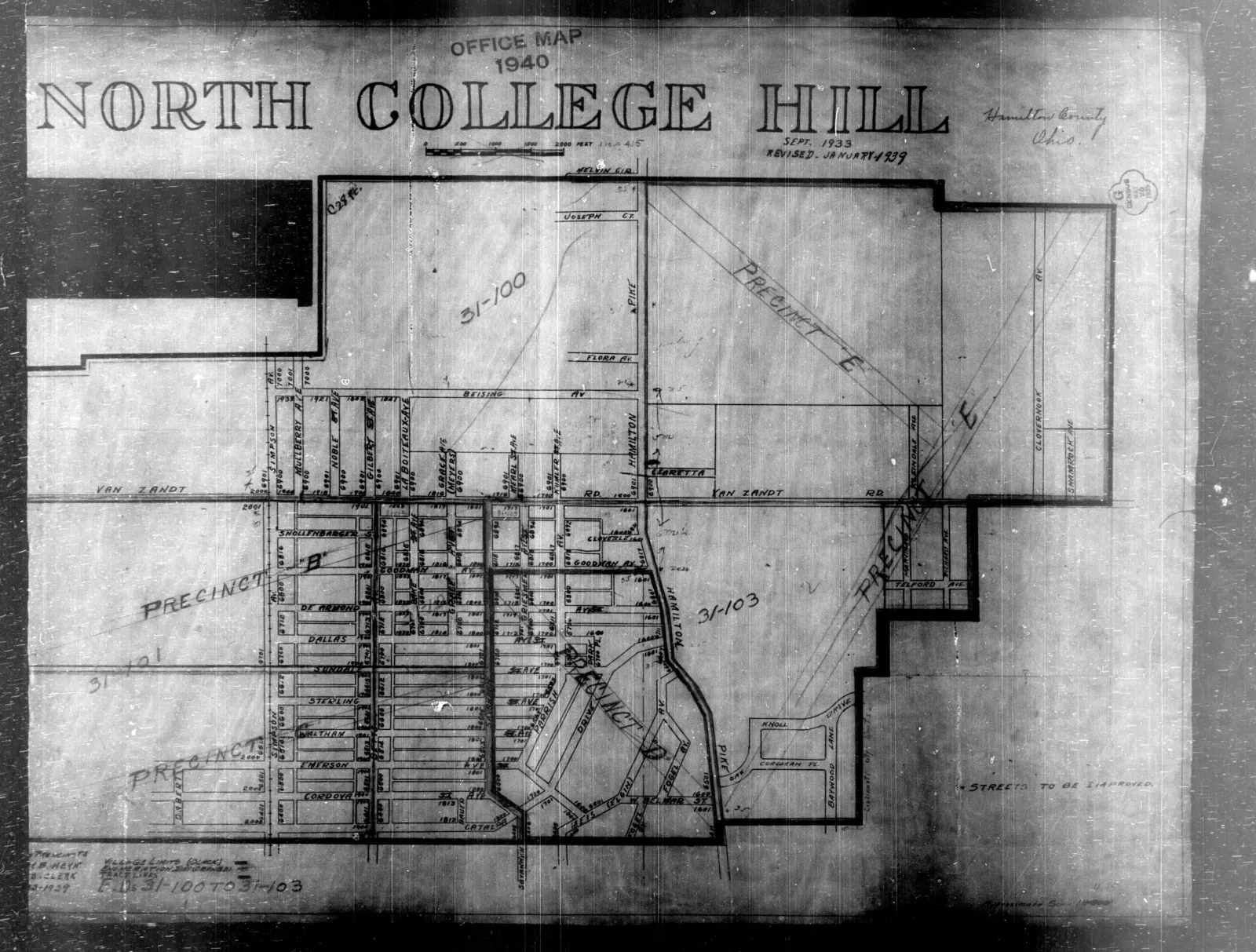 File:1940 Census Enumeration District Maps - Ohio - Hamilton County - North College Hill - ED 31-100, ED 31-101, ED 31-102, ED 31-103 - NARA - 5836017 (page 2).jpg