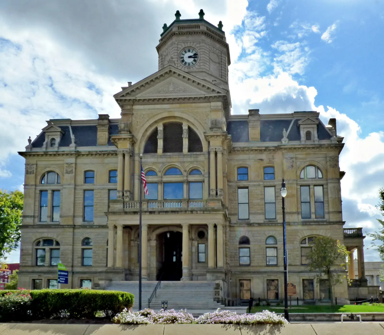 North face of Butler County Courthouse showing main entrance. — nearby landmark in Butler County, Ohio