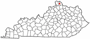 Adapted from Wikipedia's KY county maps by Seth Ilys.