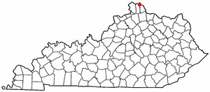 Adapted from Wikipedia's KY county maps by Seth Ilys.