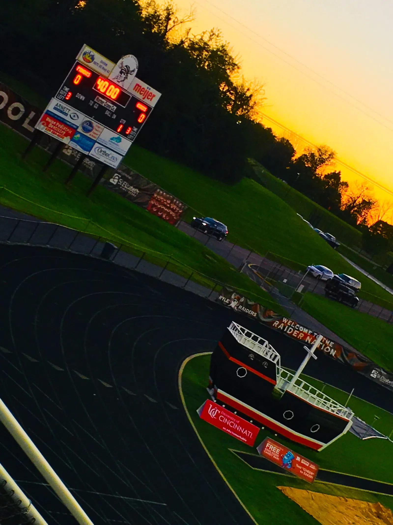 Clifford R. Borland Sr. Stadium at Ryle High School.