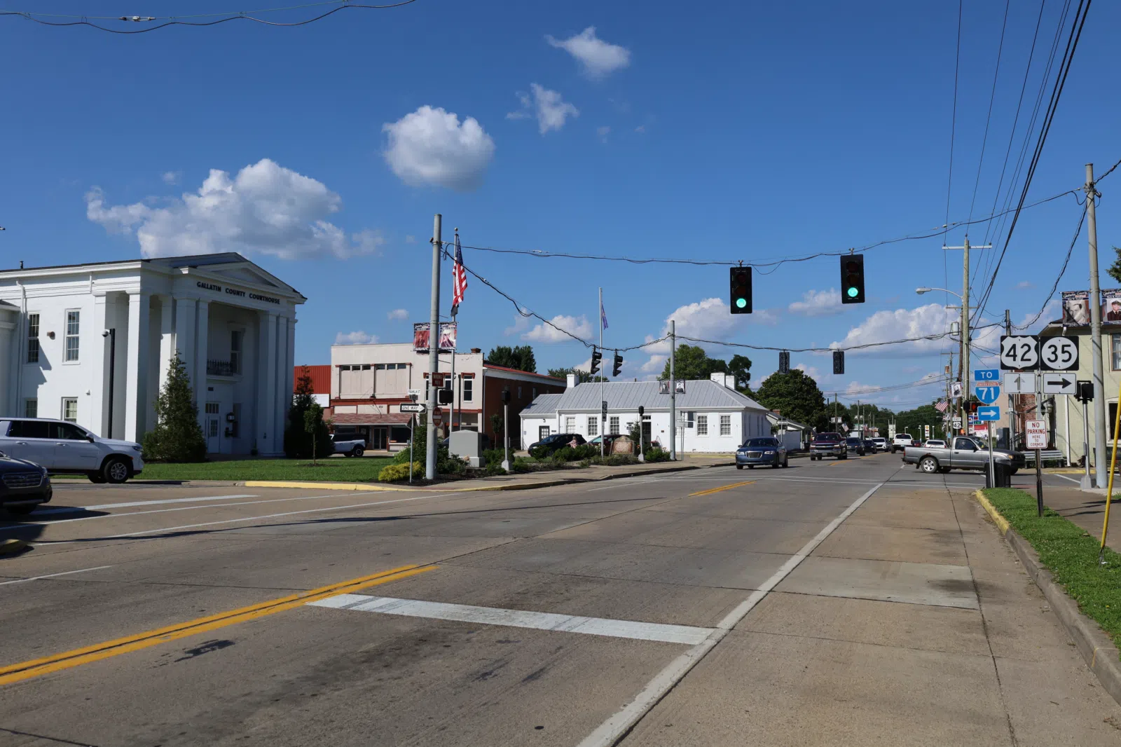 Warsaw Historic District in Warsaw, Kentucky in 2024