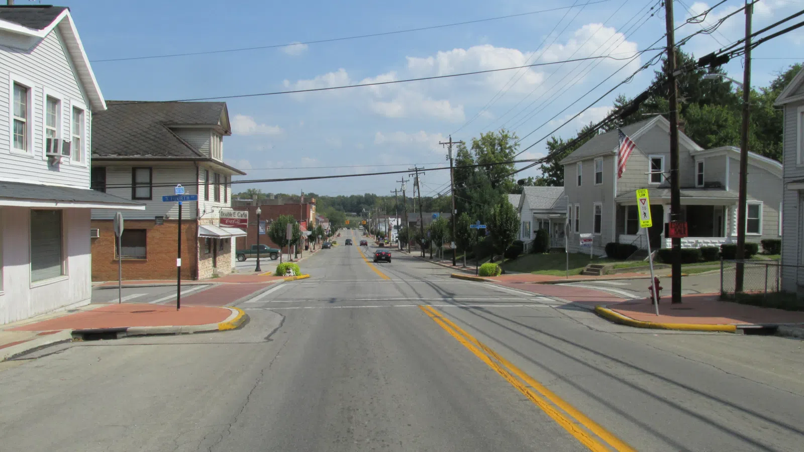 Looking southeast on Main Street in Williamsburg, Ohio.