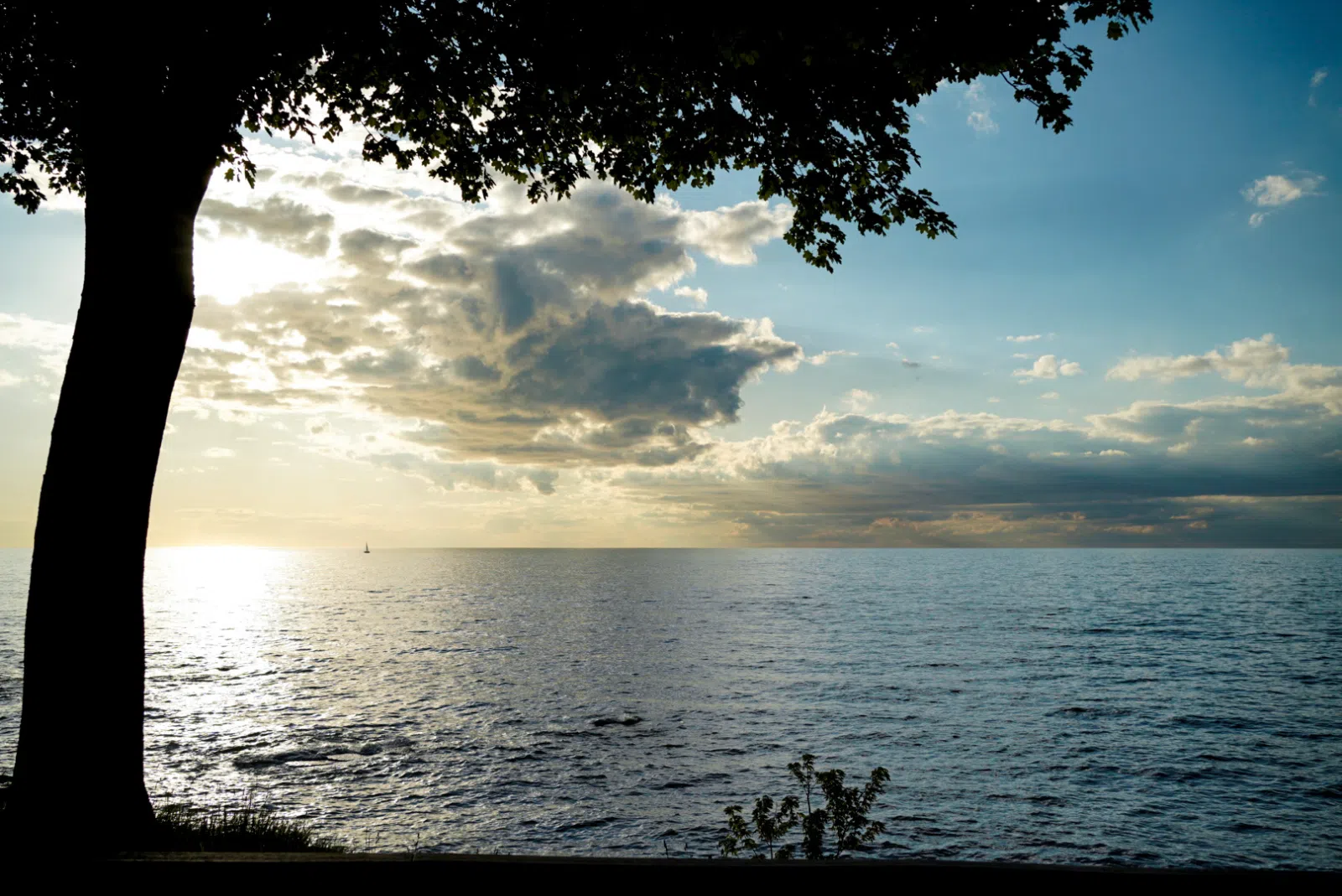 Lake Erie seen from Avon Lake, Ohio