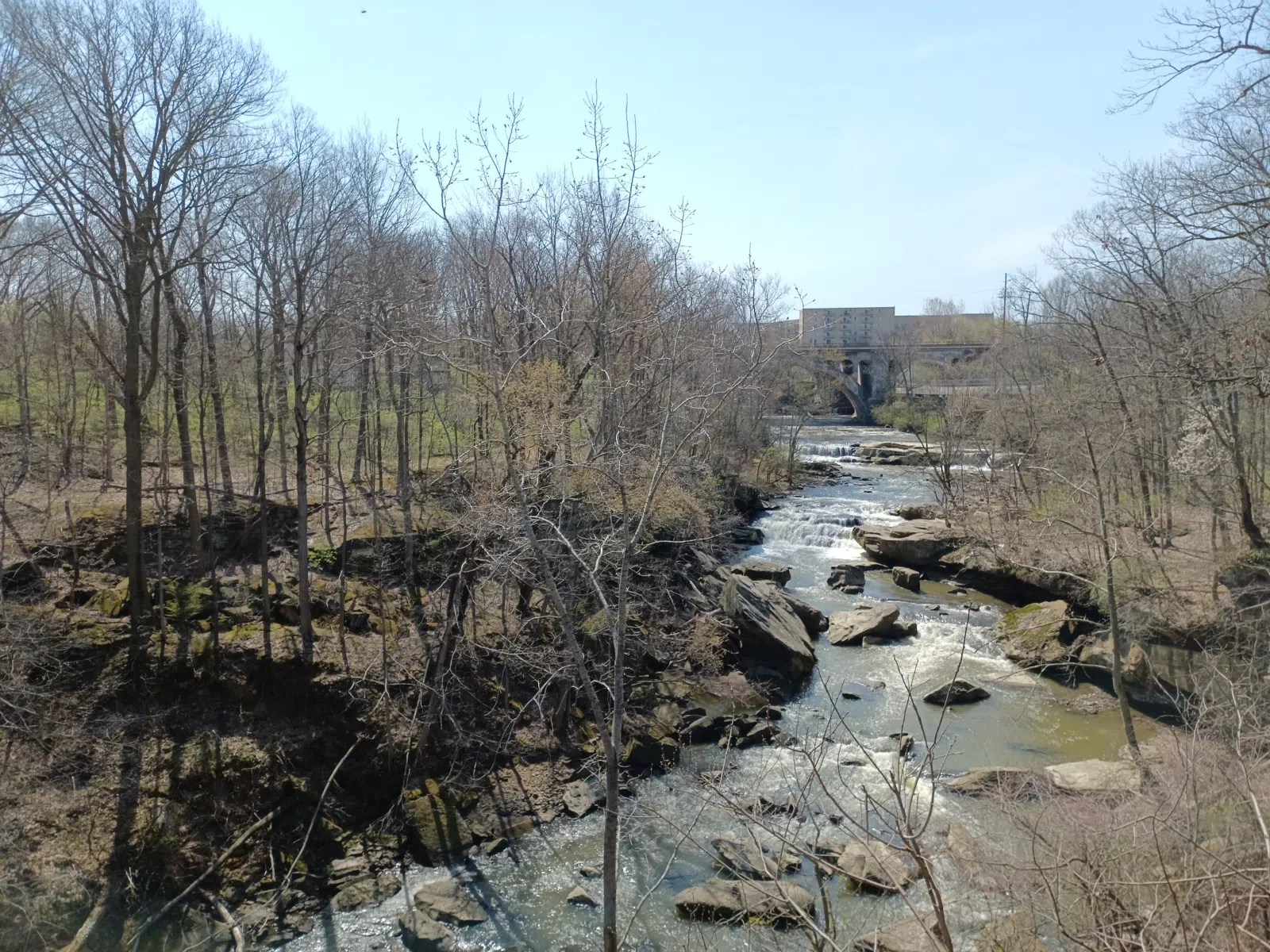 Berea Falls on the East Branch Rocky River in Berea, Ohio