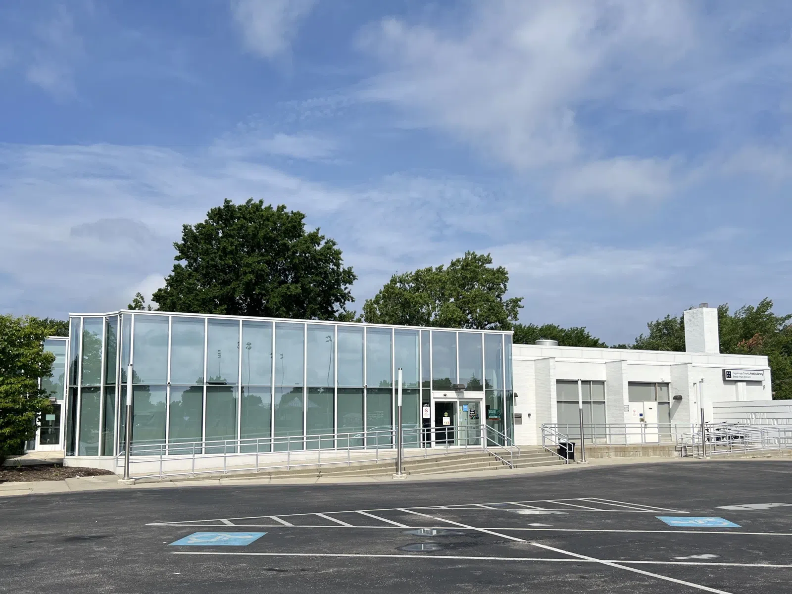 Brook Park Branch Library of the Cuyahoga County Public Library system in Cuyahoga County, Ohio.