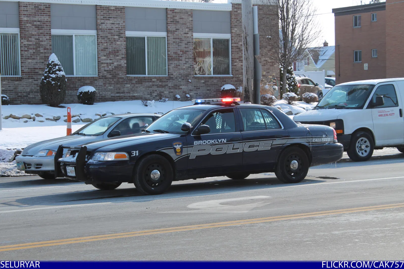 Seen directing traffic at Biddulph and Ridge Roads