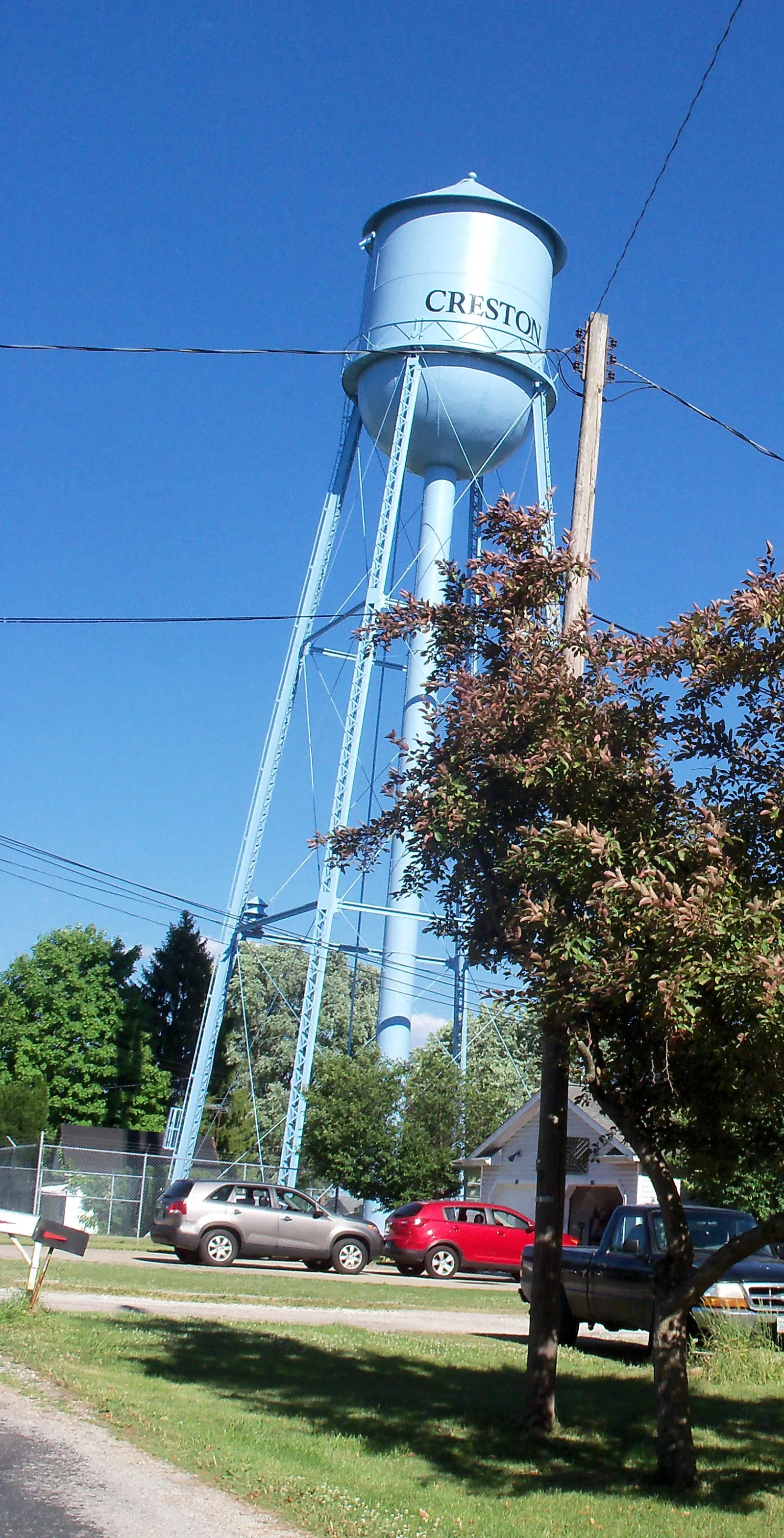 Creston, Ohio water tower
