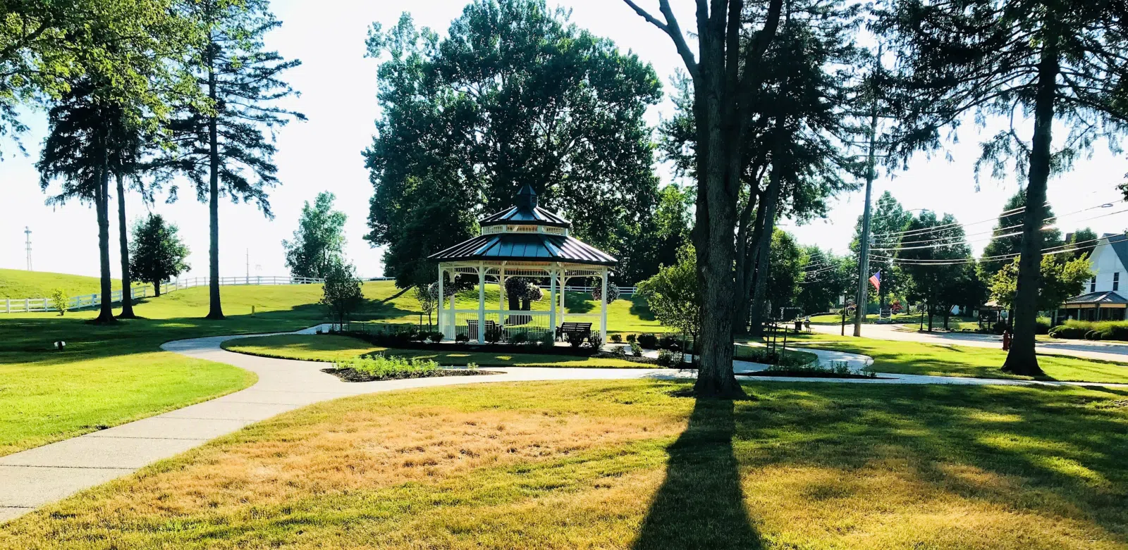Pettibone Park in the new town center.