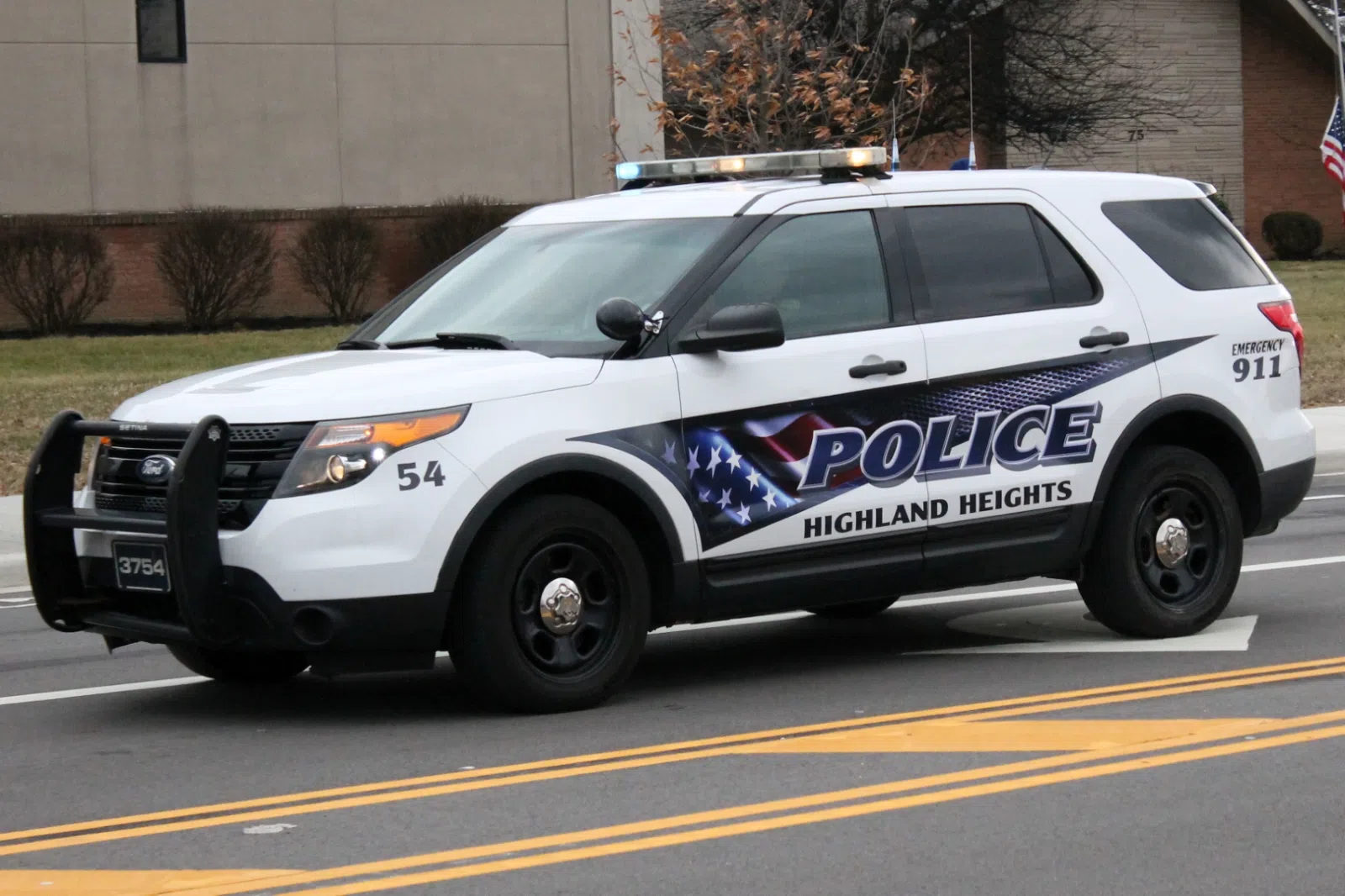 Highland Heights Ohio Police Ford Police Interceptor Utility