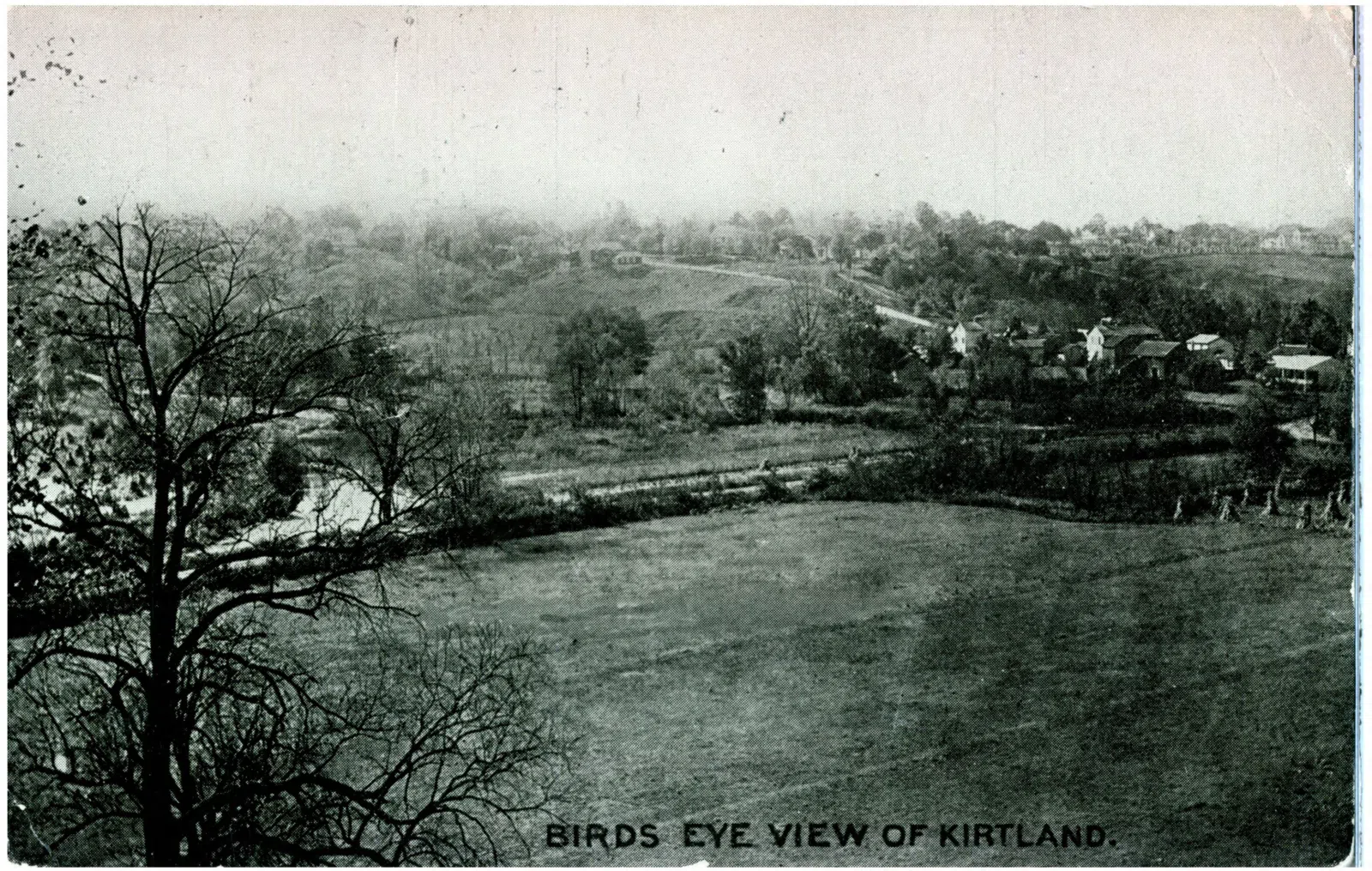 A bird's eye view of Kirtland, Ohio.