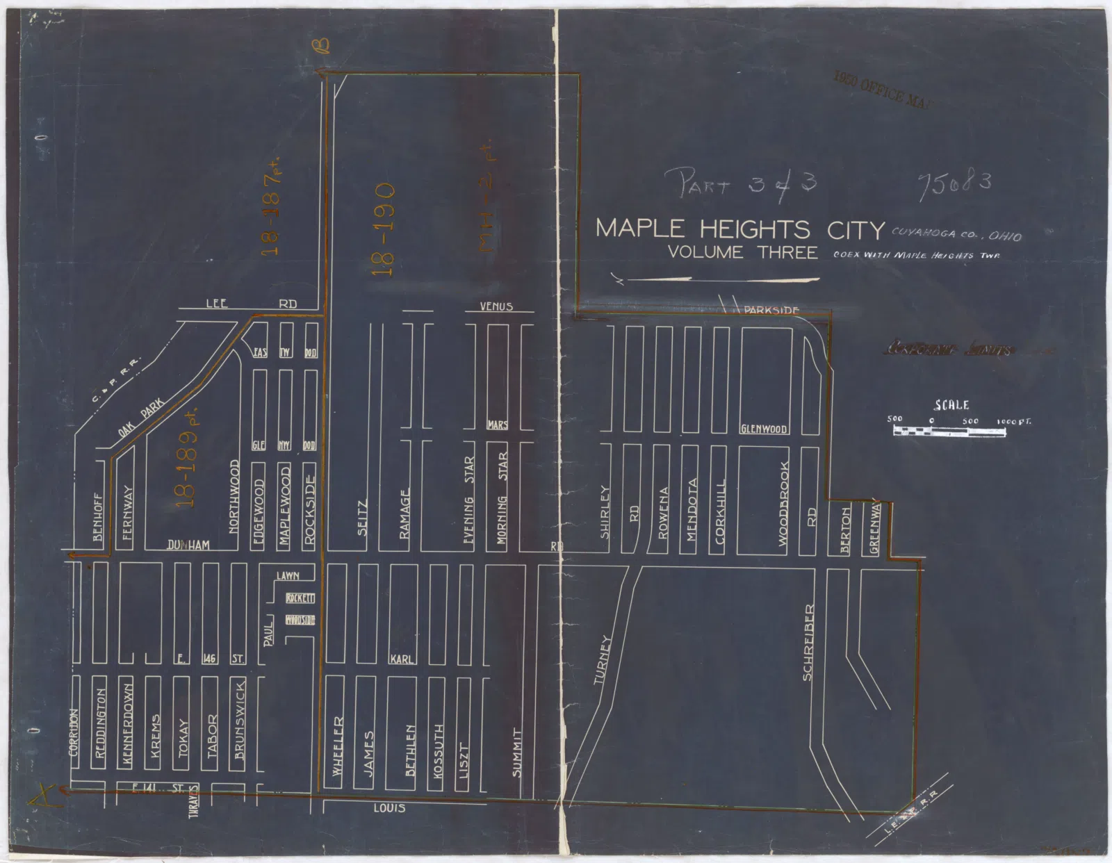 1950 Census Enumeration District Maps - Ohio (OH) - Cuyahoga County - Maple Heights - ED 18-181 to 190 - NARA - 25455317 (page 3).jpg