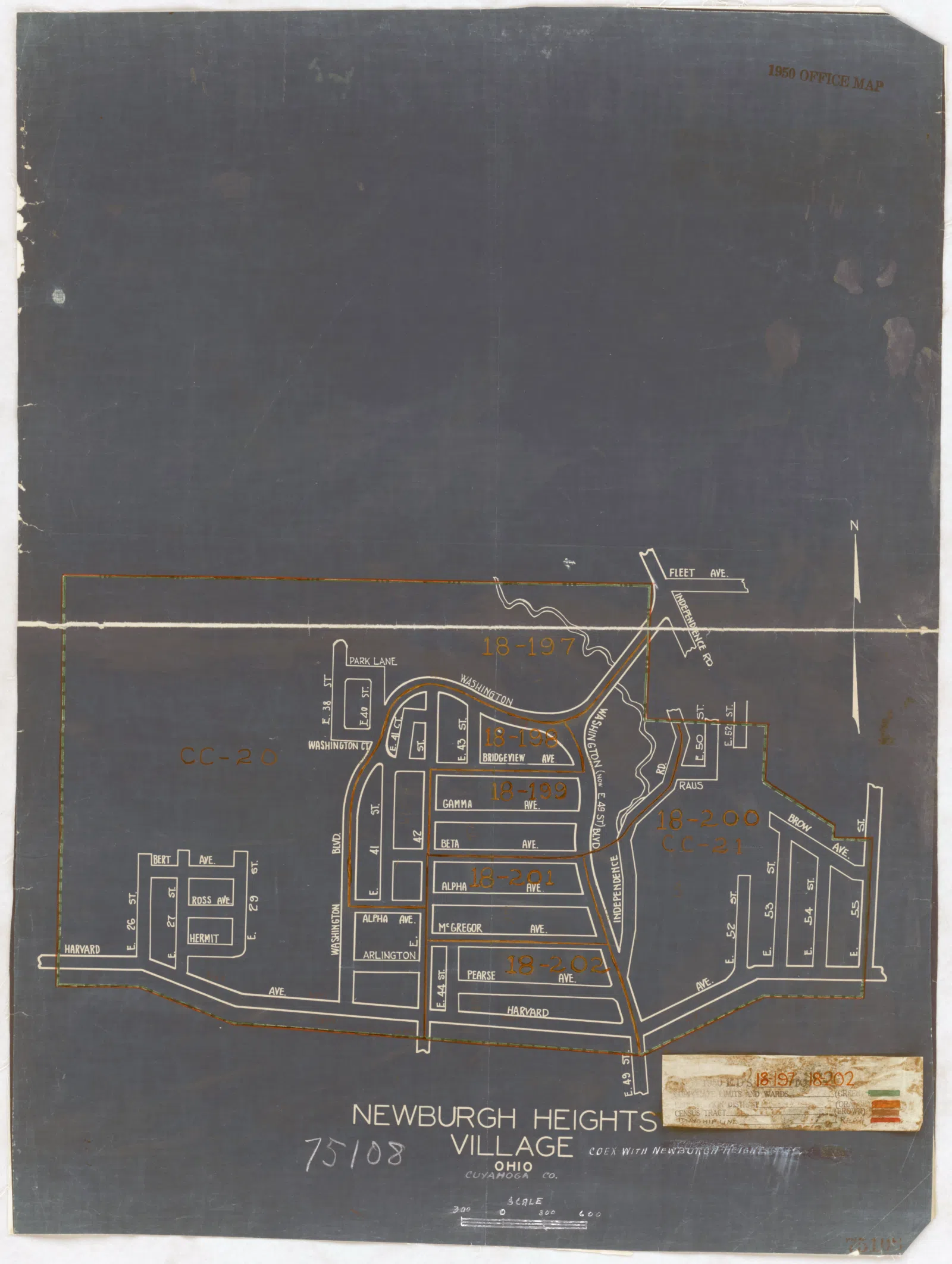 1950 Census Enumeration District Maps - Ohio (OH) - Cuyahoga County - Newburgh Heights - ED 18-197 to 202 - NARA - 25455321.jpg