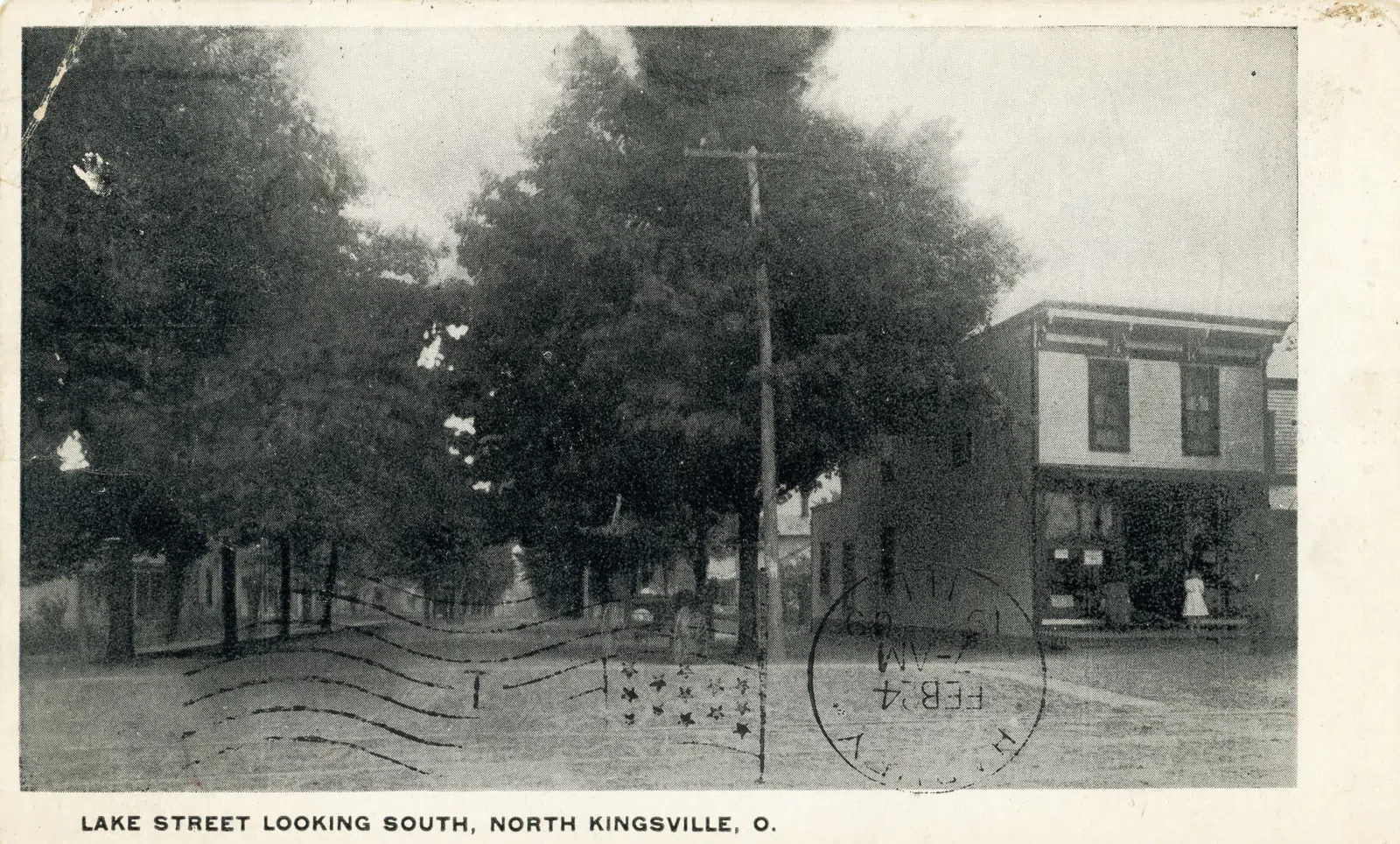 Published by A. A. Seager, North Kingsville, Ohio Postmark 1909