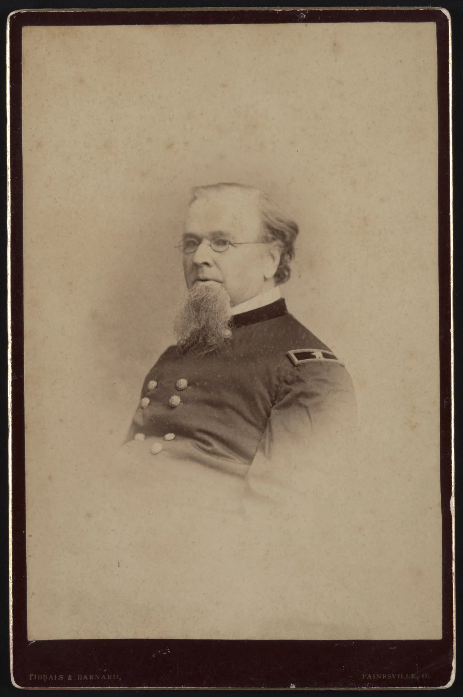Title: Civil War veteran Joseph Adams Potter] / Tibbals & Barnard, Painesville, Ohio Abstract/medium: 1 photograph : albumen print on card mount ; mount 17 x 11 cm…