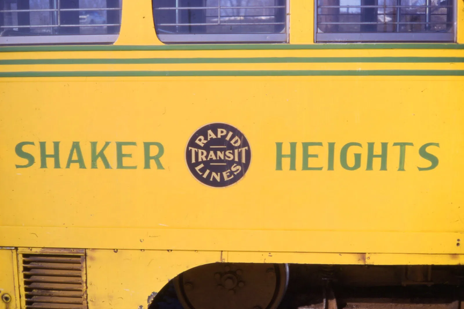 A Shaker Rapid streetcar