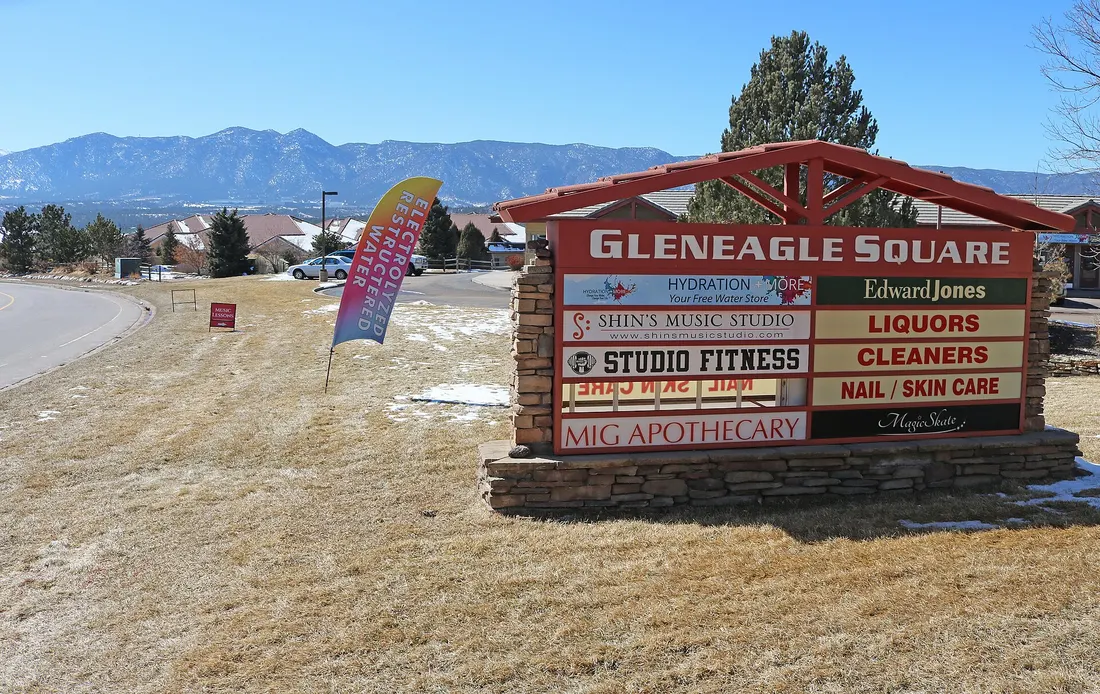 View of Gleneagle, Colorado, a census-designated place in El Paso County.