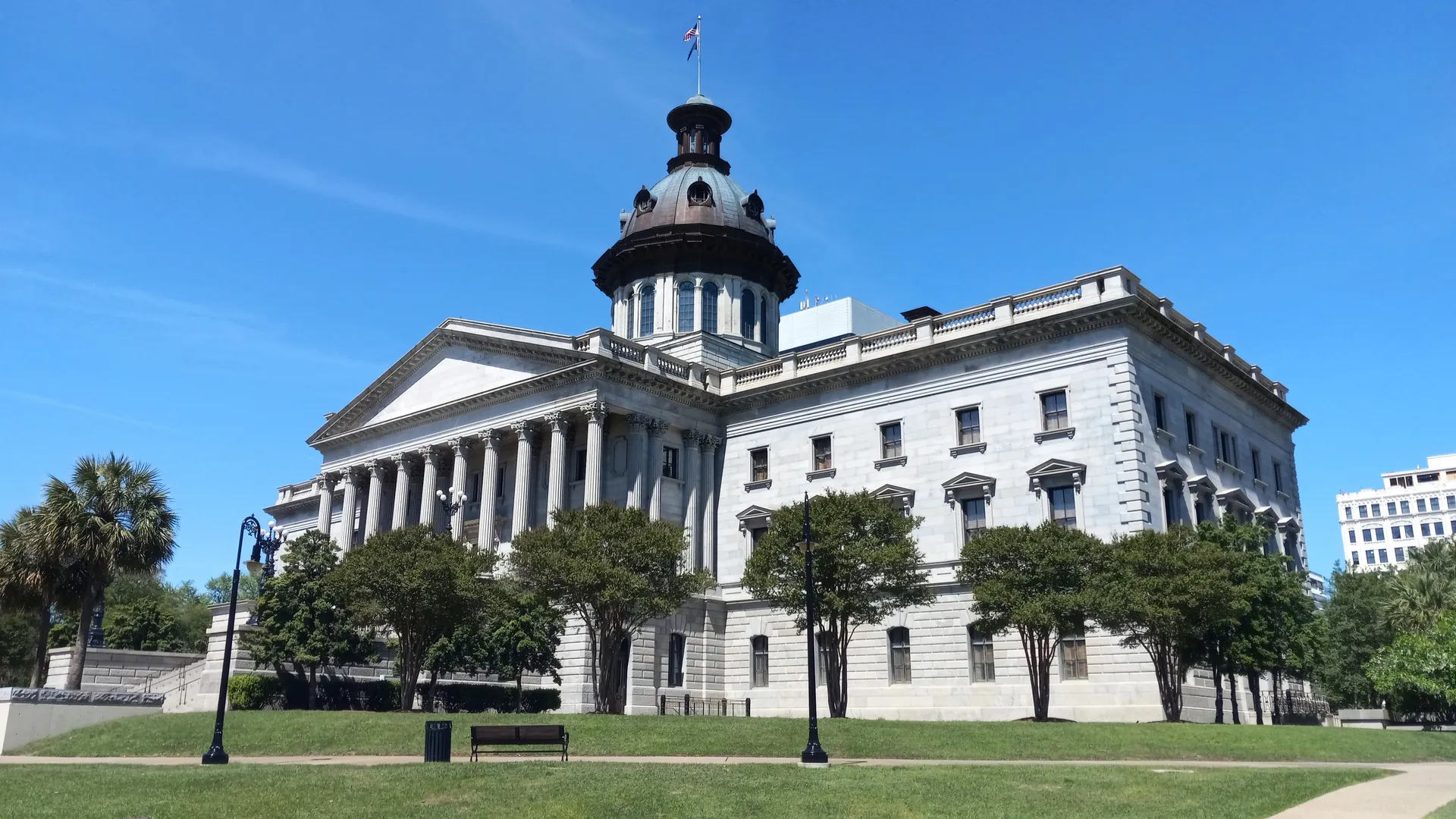 The South Carolina State House in Columbia, South Carolina.