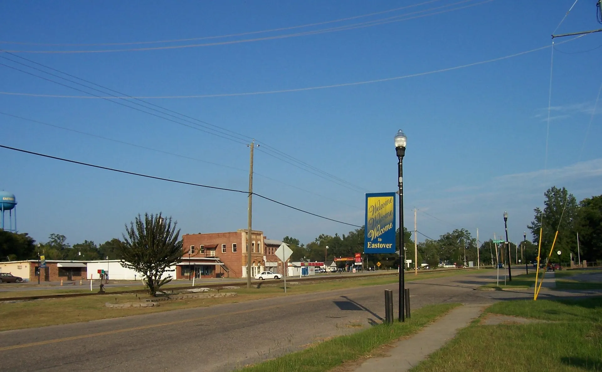 A view of the Town of Eastover, South Carolina.