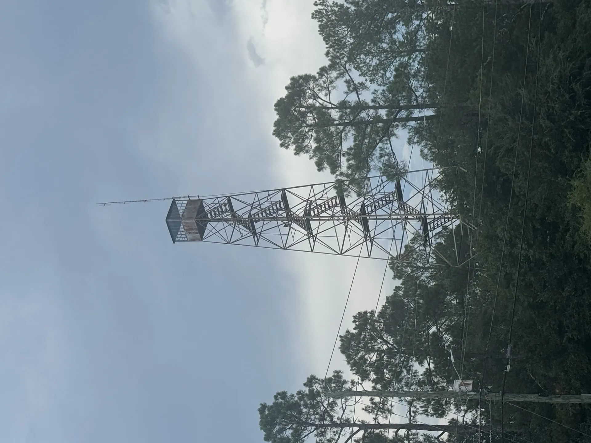 Gaston Fire Tower in Gaston, South Carolina. This tower was added to the National Historic Lookout Registry in 2013.