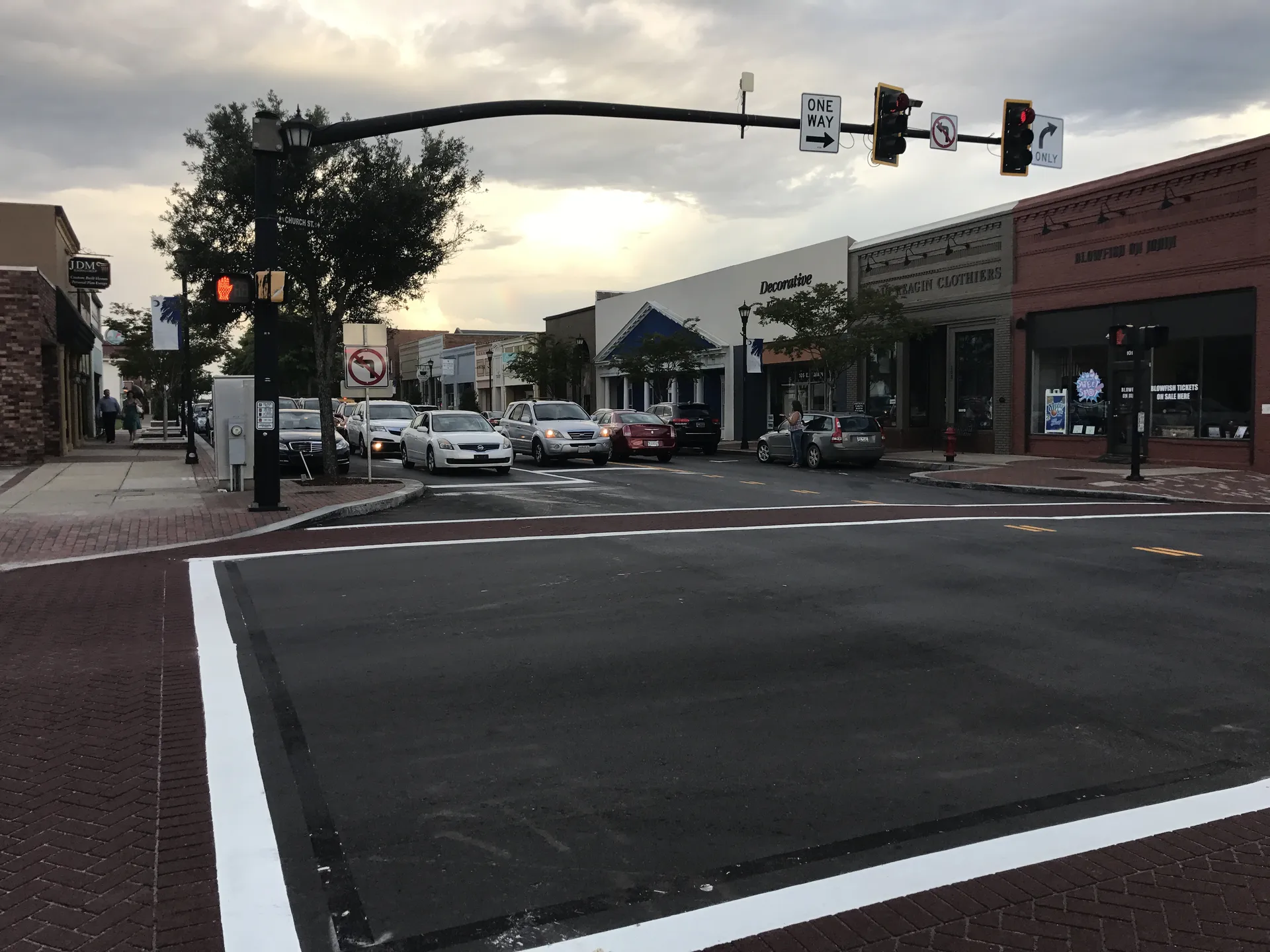 Main Street in downtown Lexington, SC