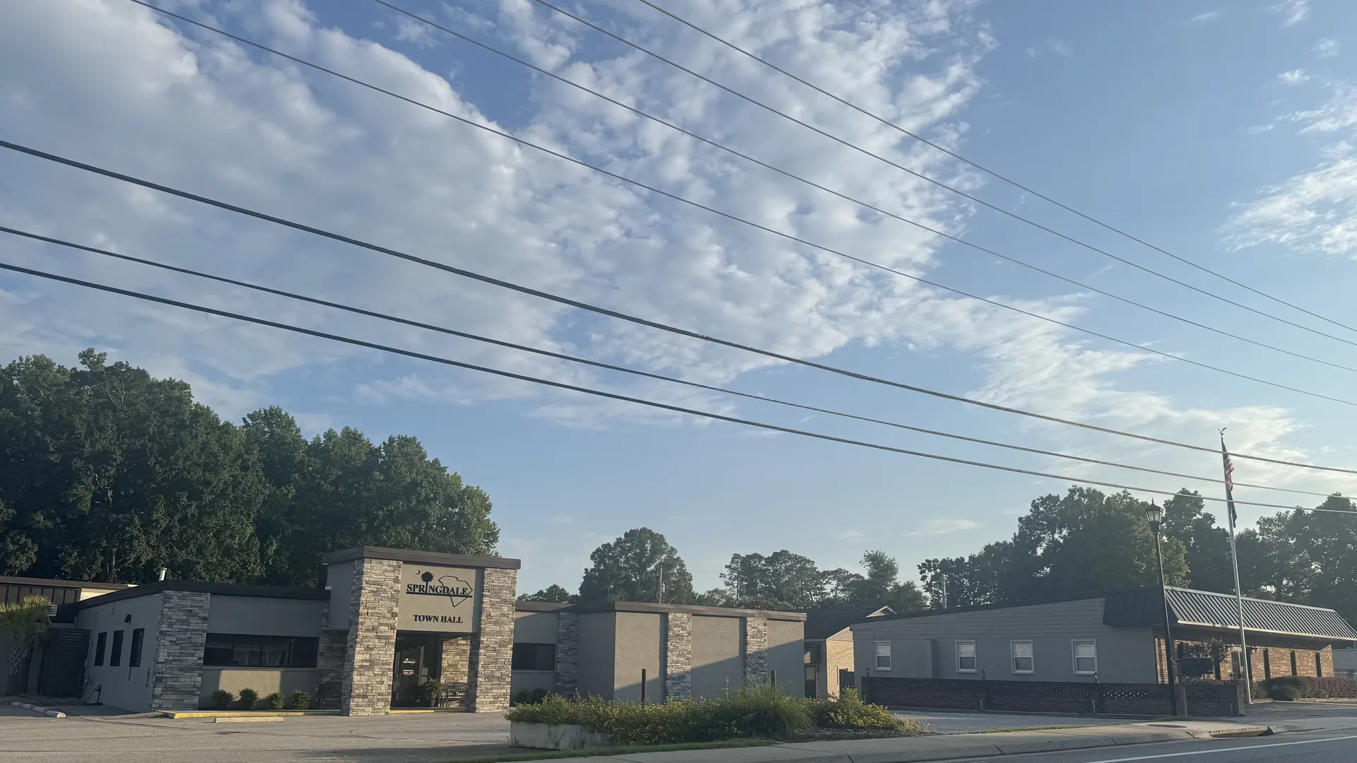 Town Hall of Springdale, South Carolina located in Lexington County.