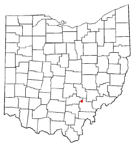 Adapted from Wikipedia's OH county maps by Catbar.