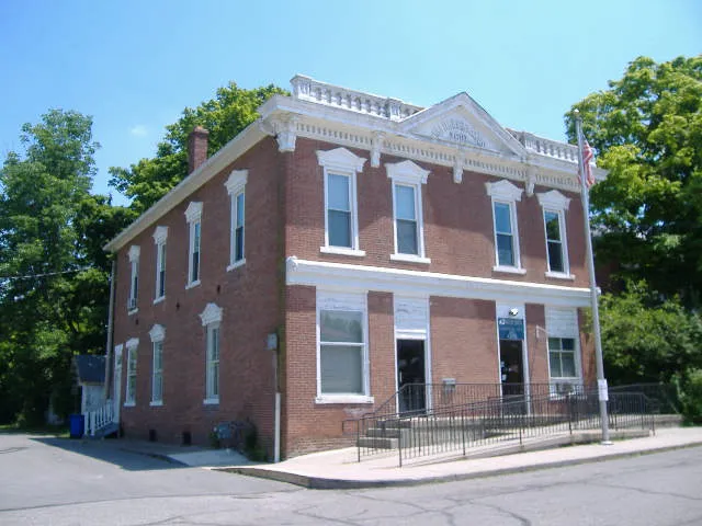 Post Office in Commercial Point, Ohio.  Constructed in 1881.