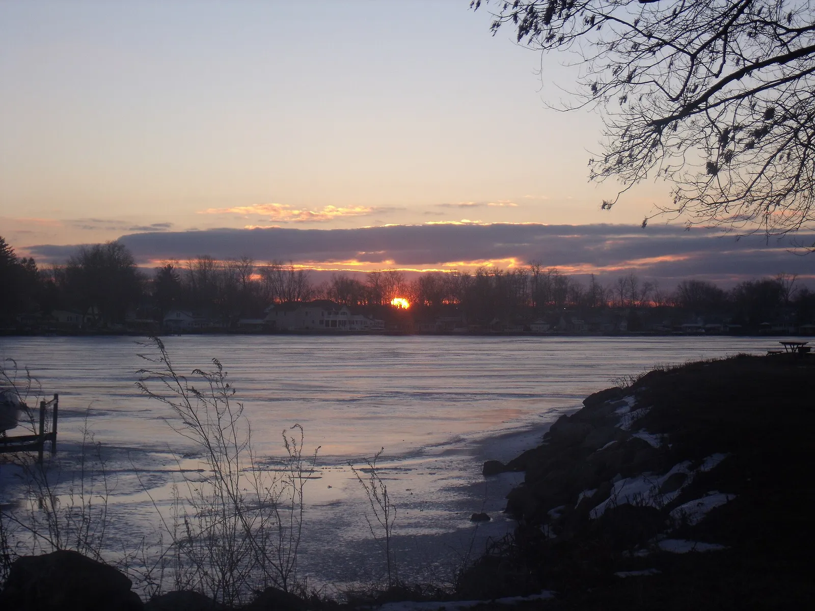Sunset from Fairfield Beach, Ohio
