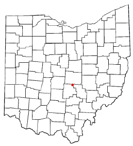 Adapted from Wikipedia's OH county maps by Catbar.