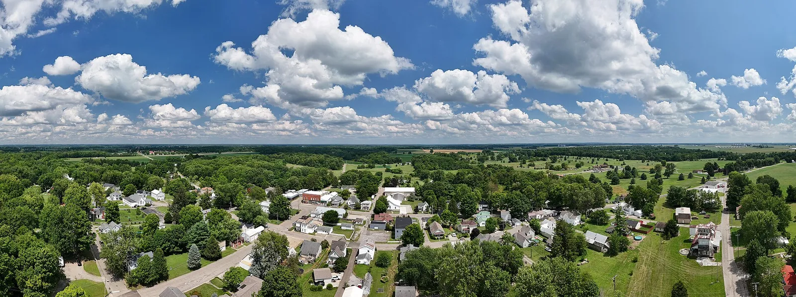 Hartford, Ohio aerial photo