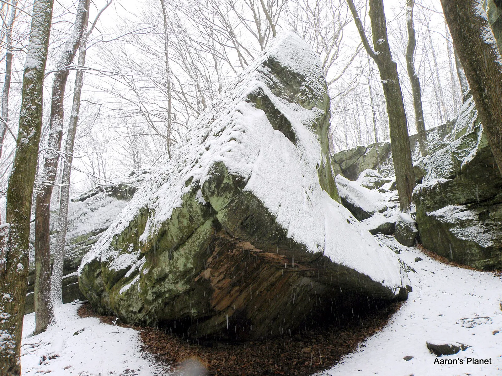 Nearby landmark: boulder near Hemlock Falls. No other free-licensed photos of Hemlock itself were found.