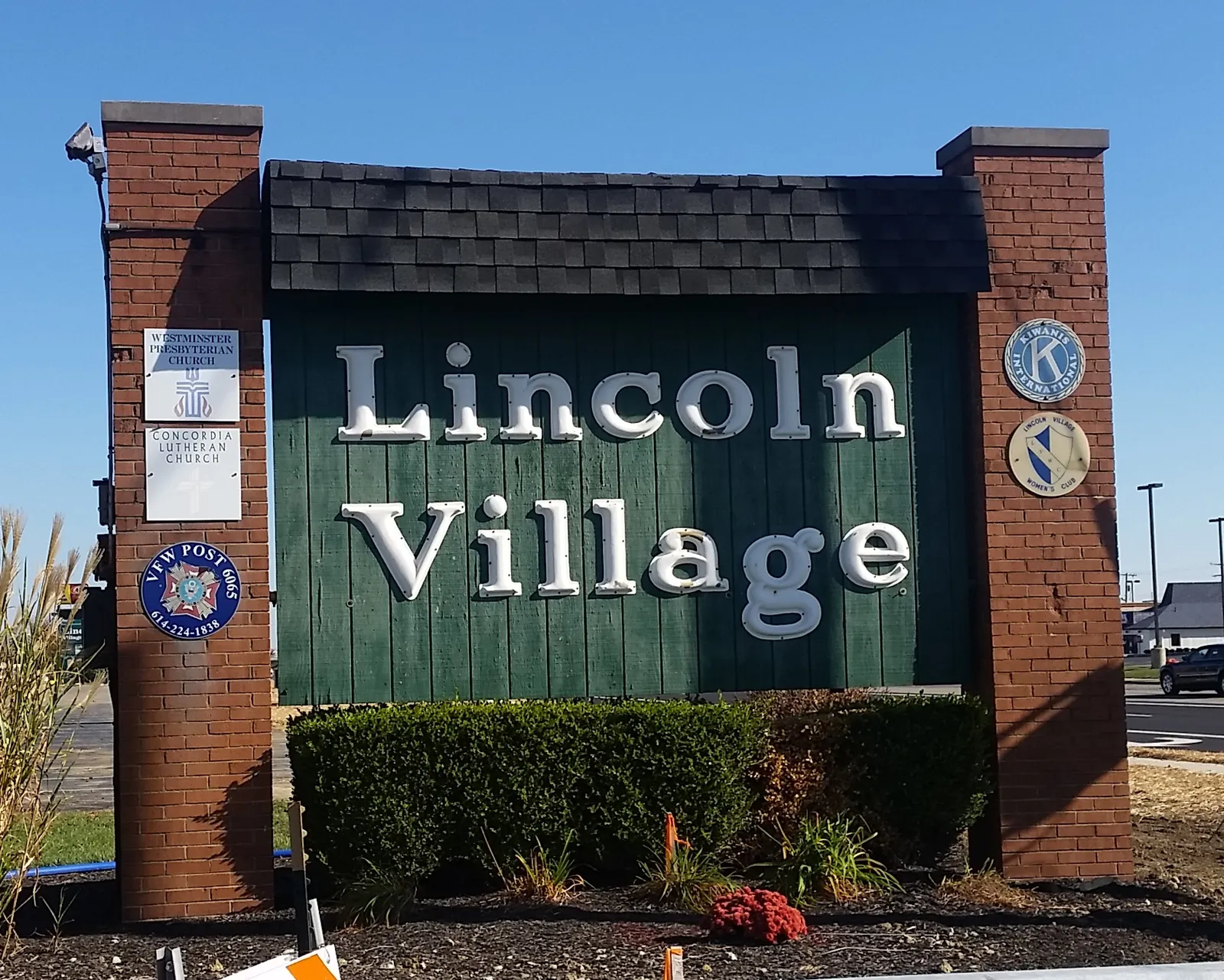 Lincoln Village Sign